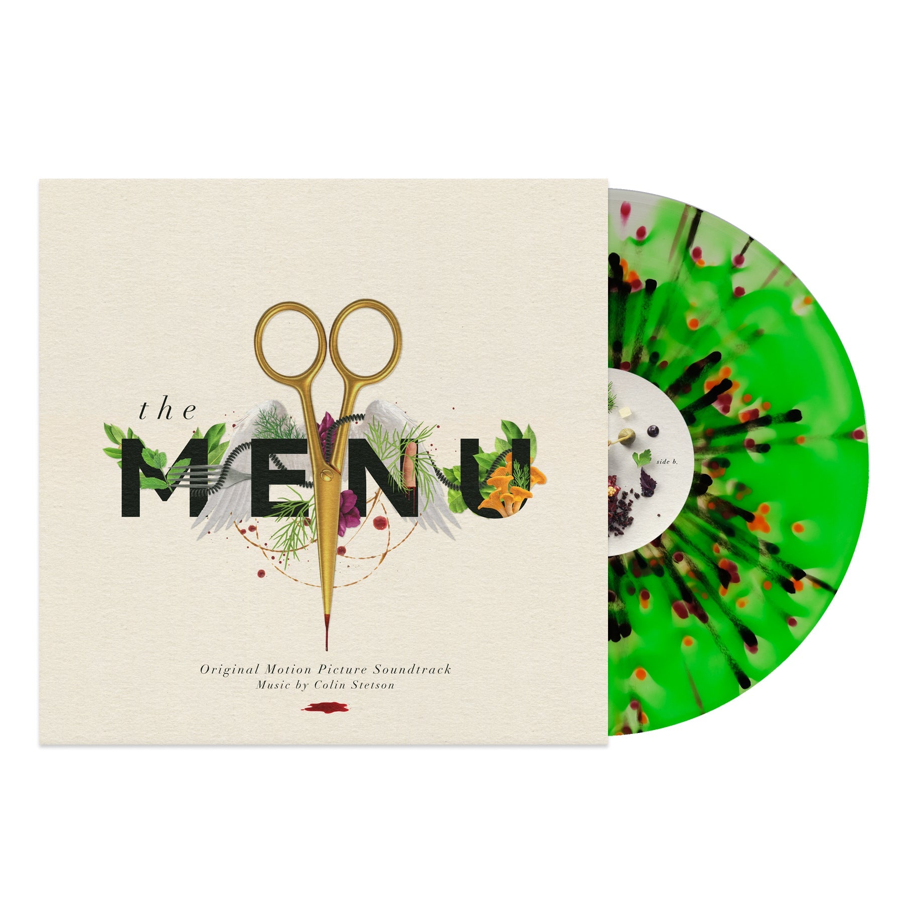 Waxwork Records The Menu vinyle BO splatter Colin Stetson