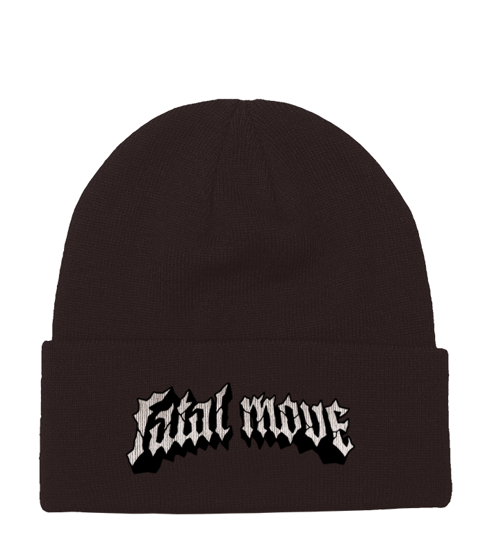 Fatal Move Logo Bonnet noir merchandising officiel