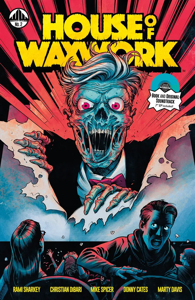 Waxwork Records House of Waxwork 2 comic + vinyle 7" horreur
