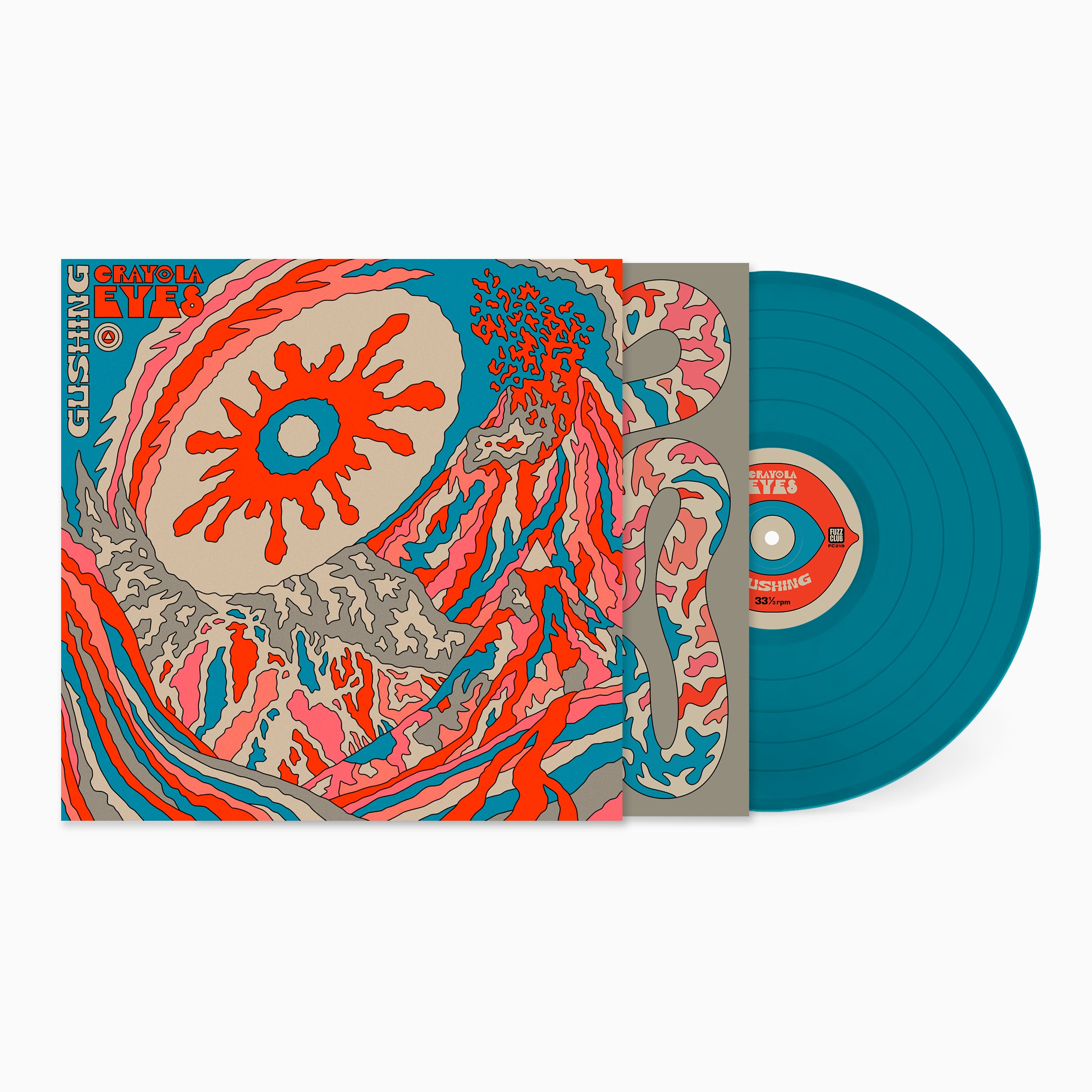 Crayola Eyes Gushing vinyle test pressing psychédélique