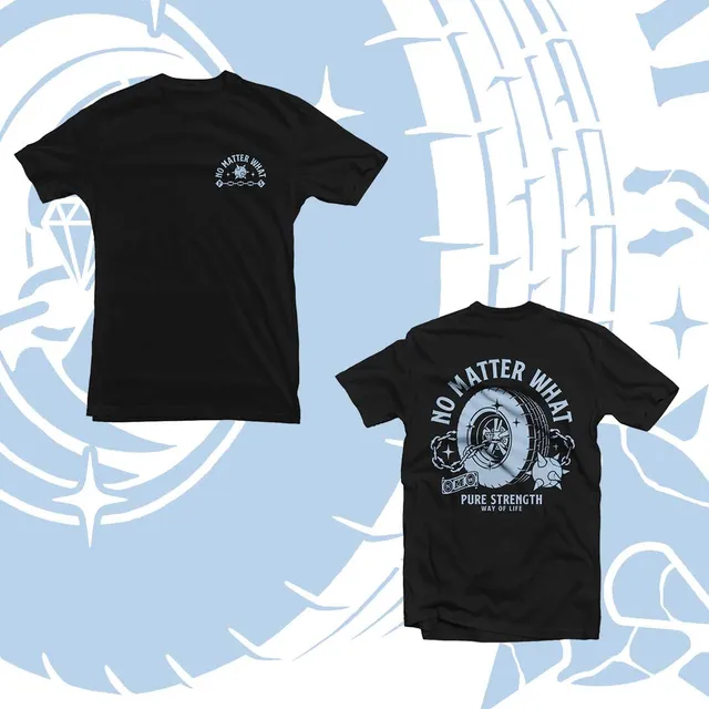 No Matter What Diamond Wheel t-shirt noir Kariban