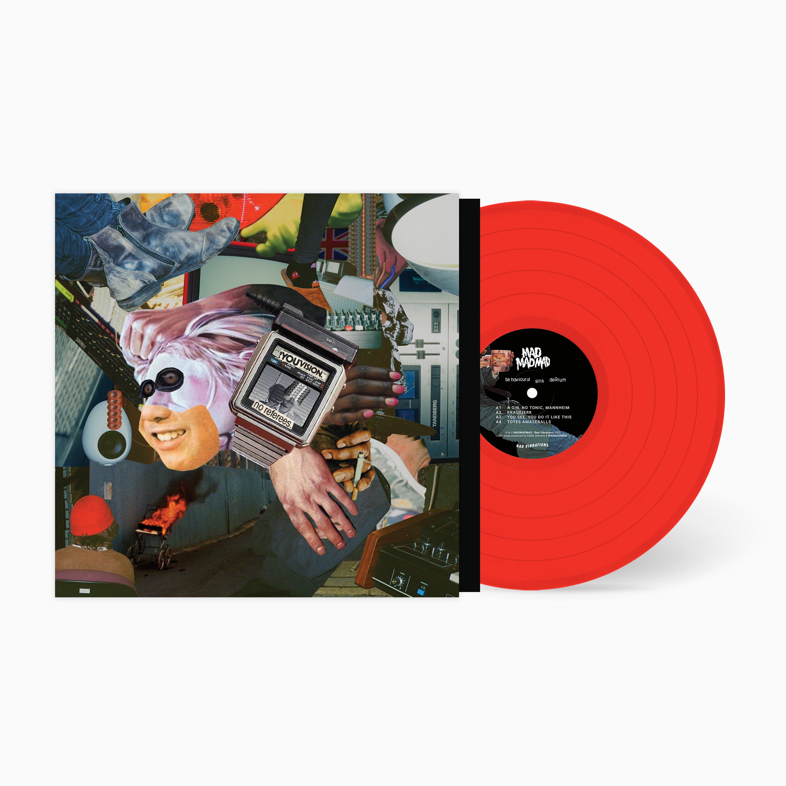 Bad Vibrations MADMADMAD Behavioural Sink Delirium vinyle rouge