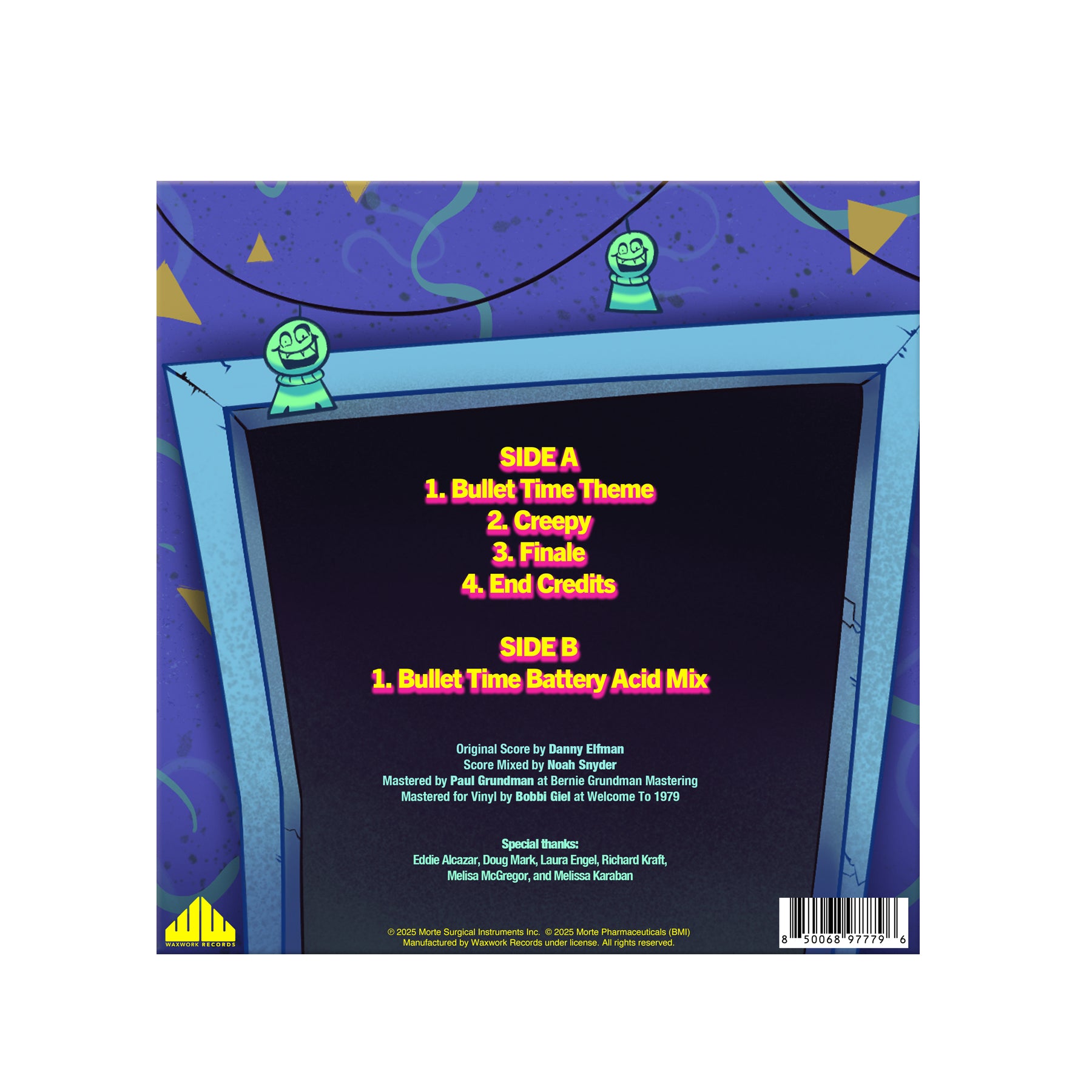 Waxwork Records Bullet Time vinyle bande originale