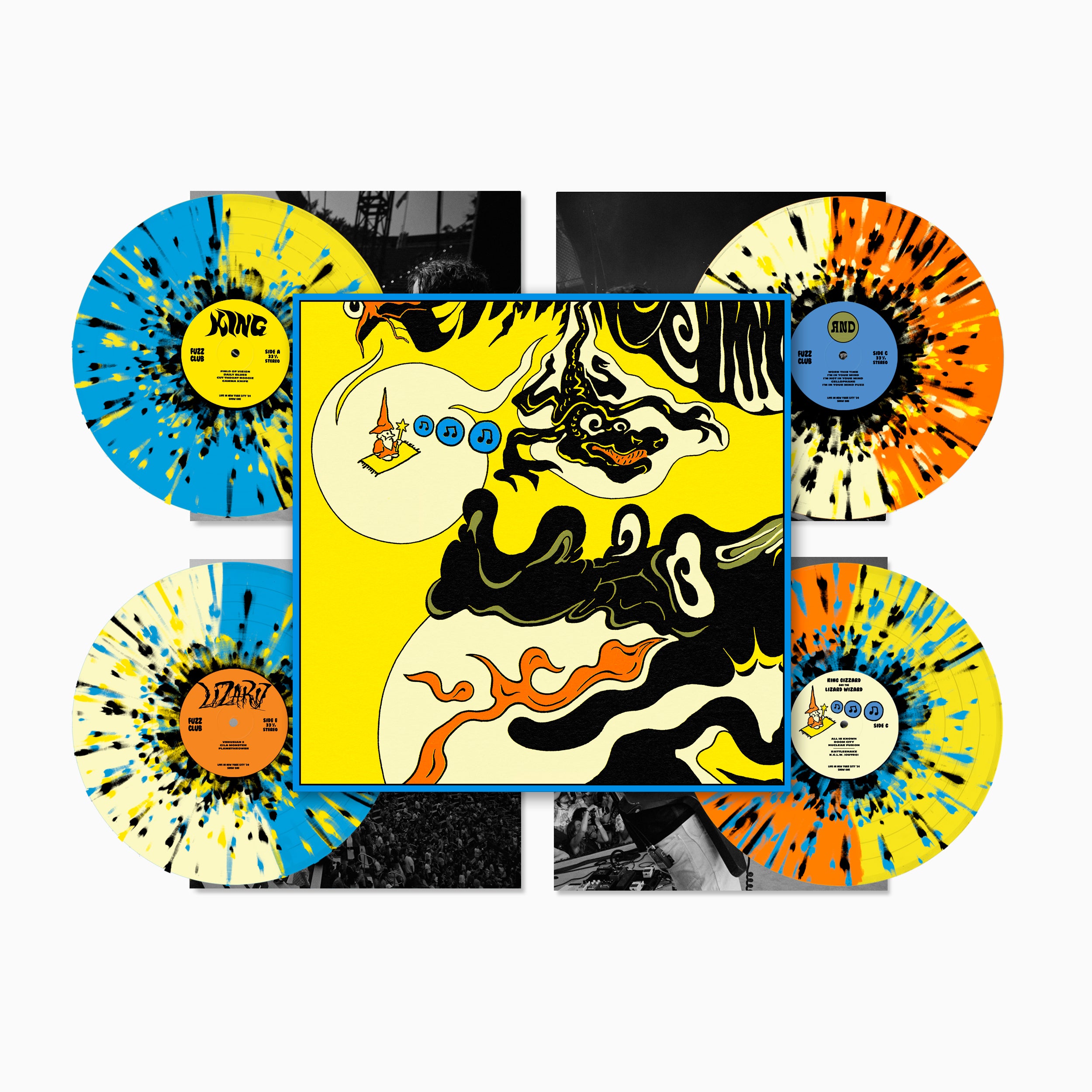 King Gizzard Live In New York City 24 coffret vinyle 4LP