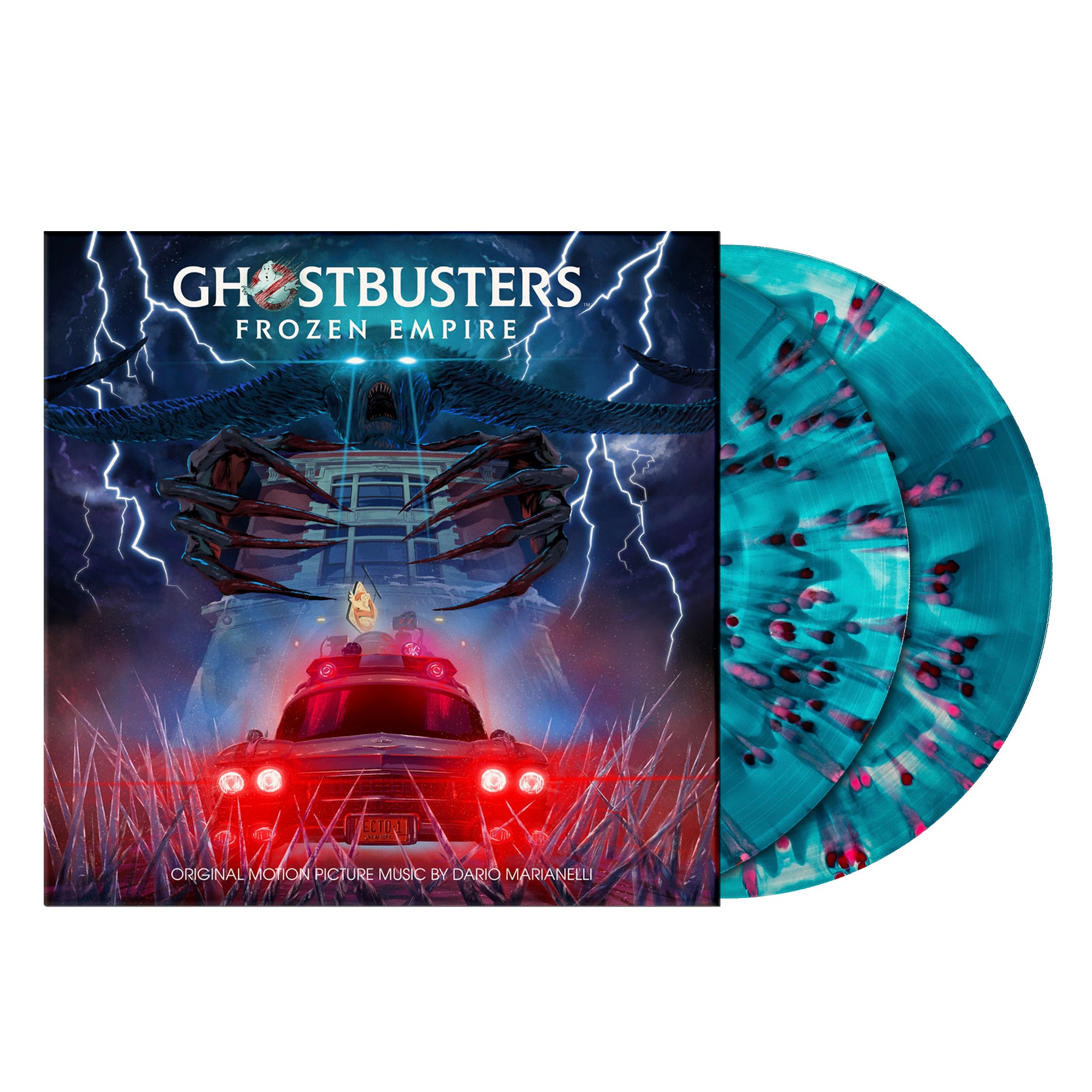 Waxwork Ghostbusters Frozen Empire vinyle vert Marianelli
