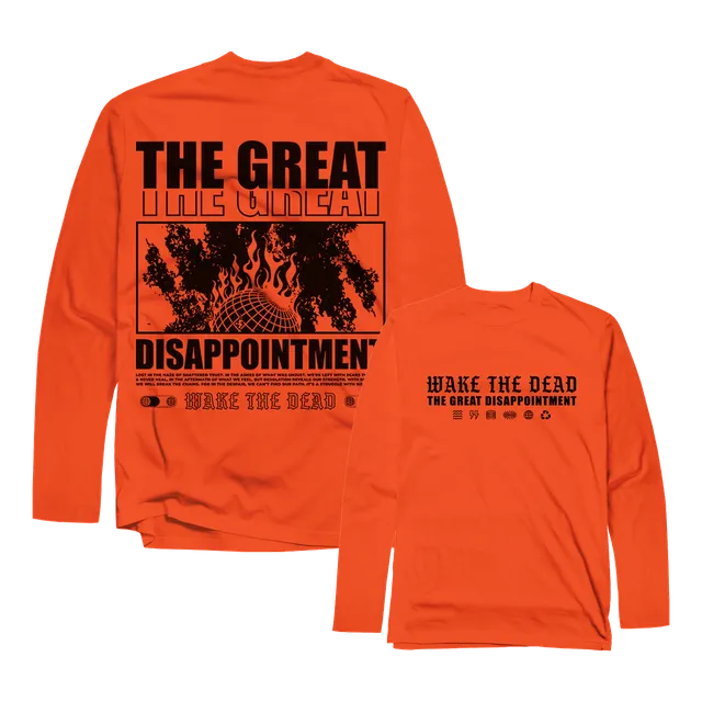 Wake The Dead The Great Disappointment longsleeve orange