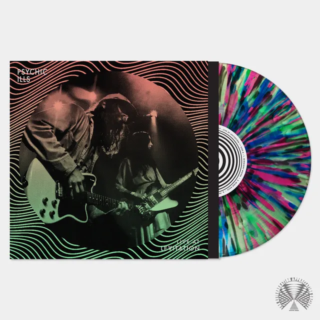 Psychic Ills Live At Levitation vinyle splatter coke bottle