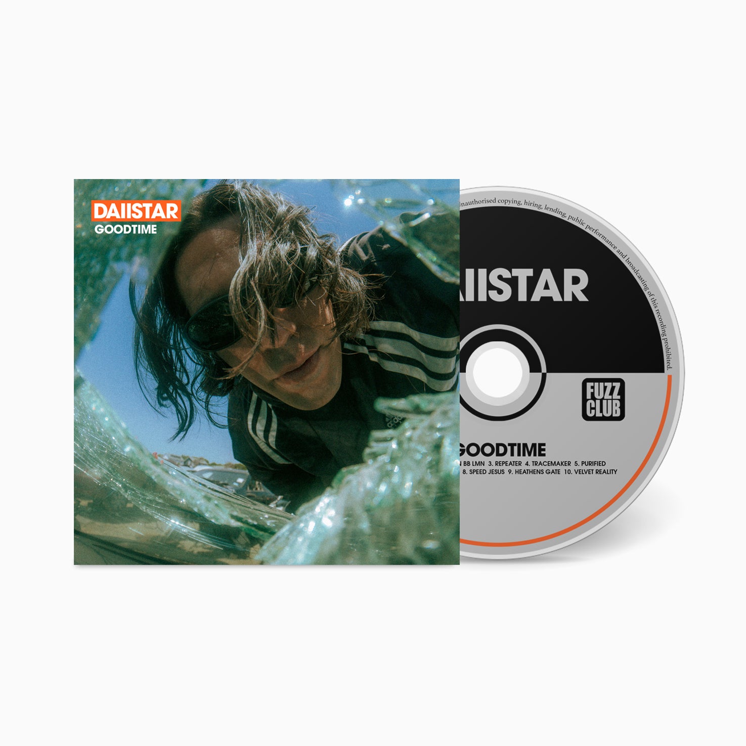 DAIISTAR Good Time vinyle swirl orange vert 140g
