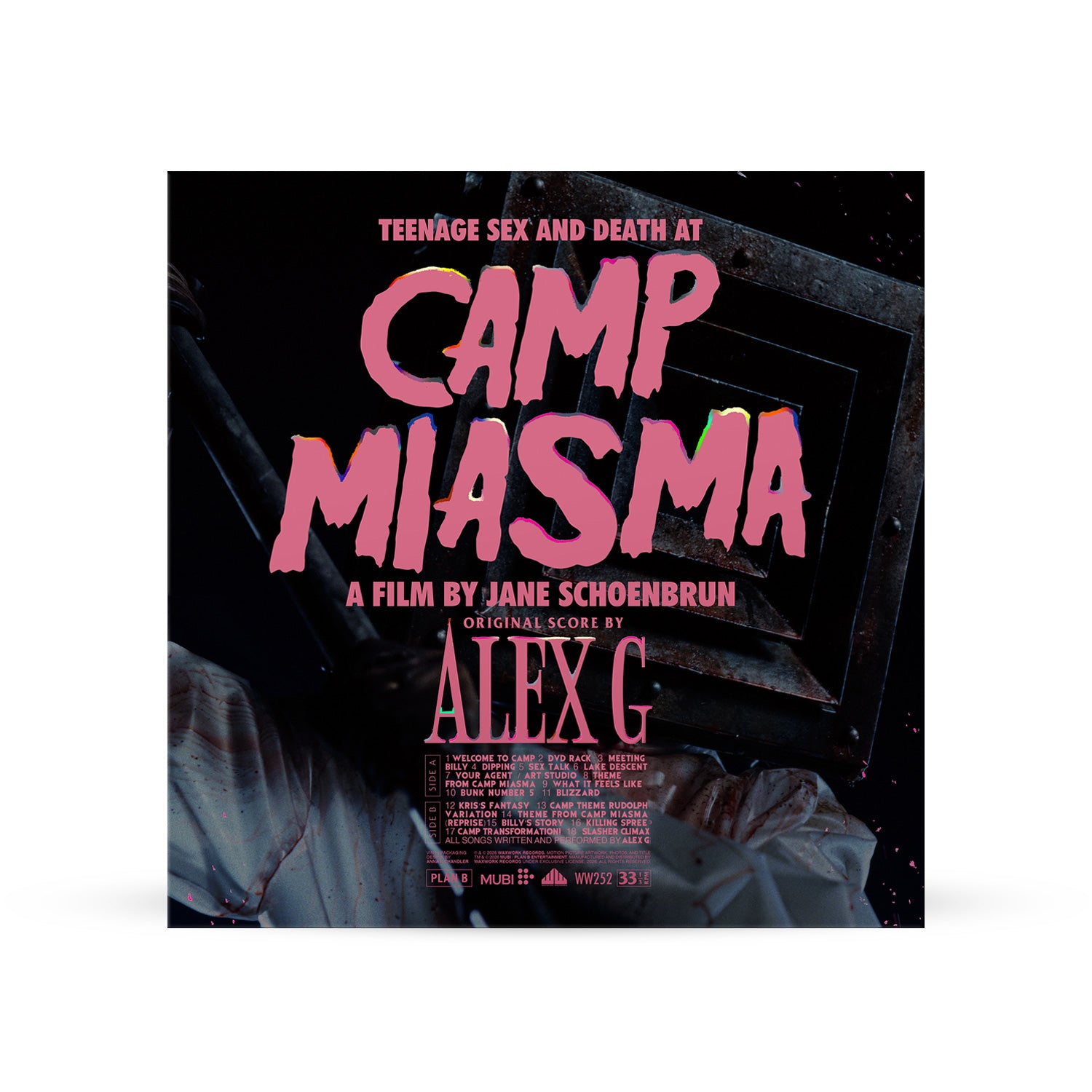 Waxwork Records Camp Miasma vinyle score Alex G