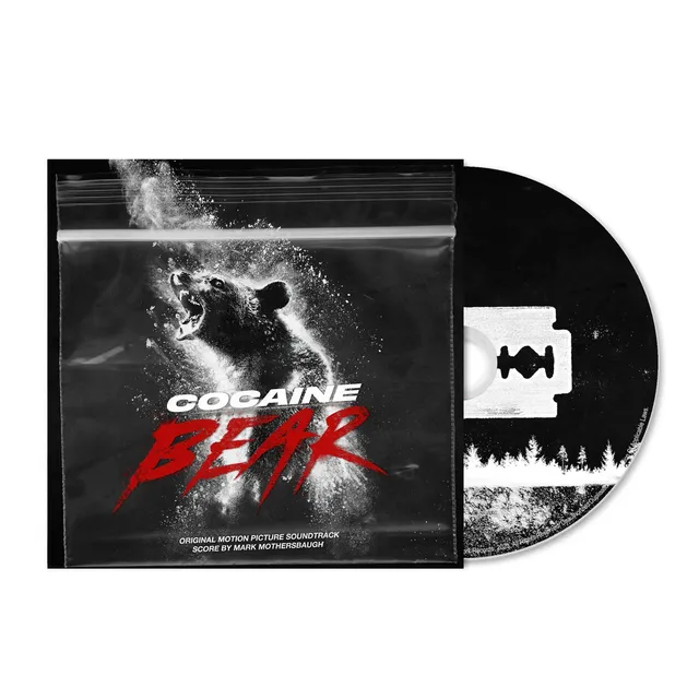 Waxwork Records Cocaine Bear CD soundtrack Mothersbaugh