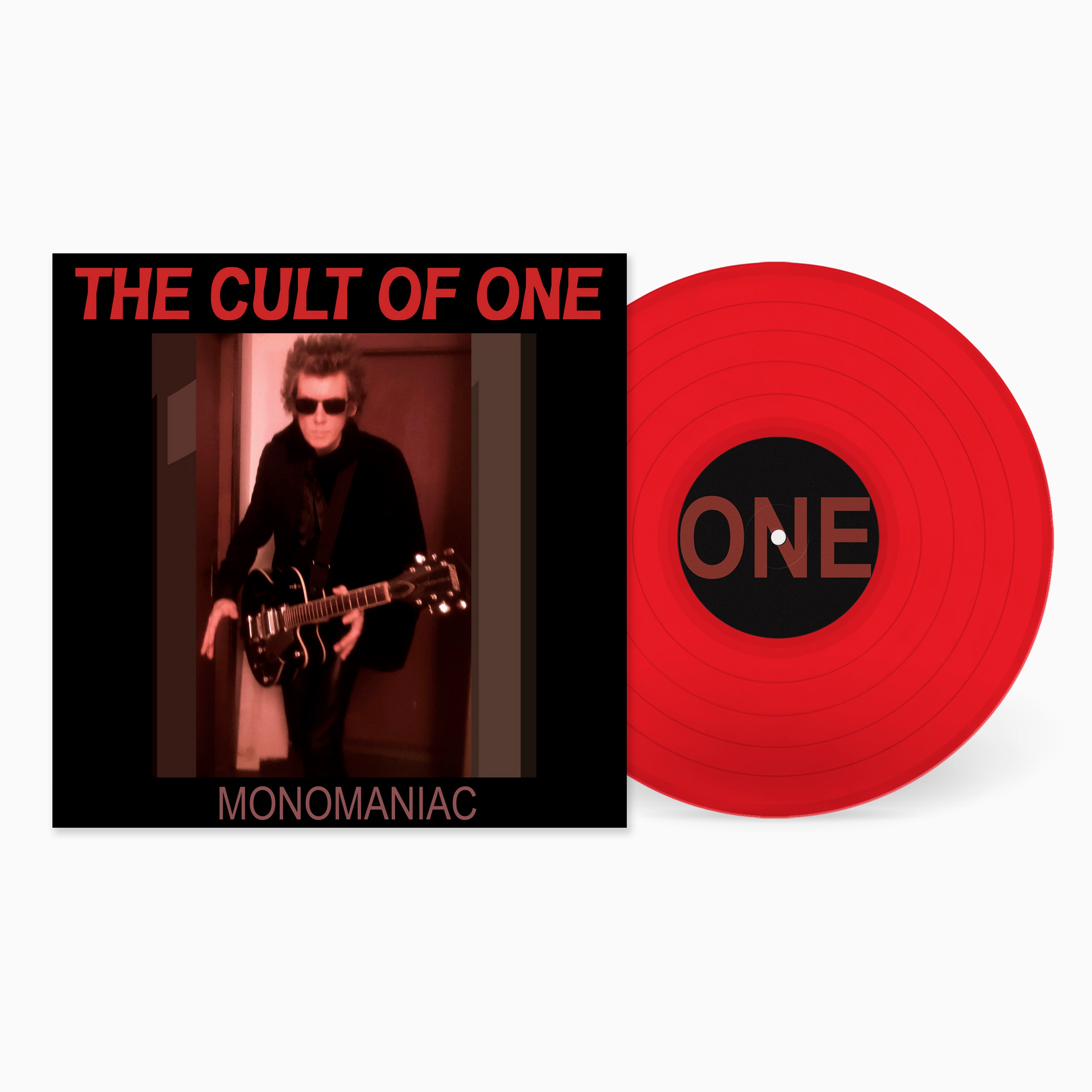 The Cult Of One Monomaniac vinyle rouge transparent