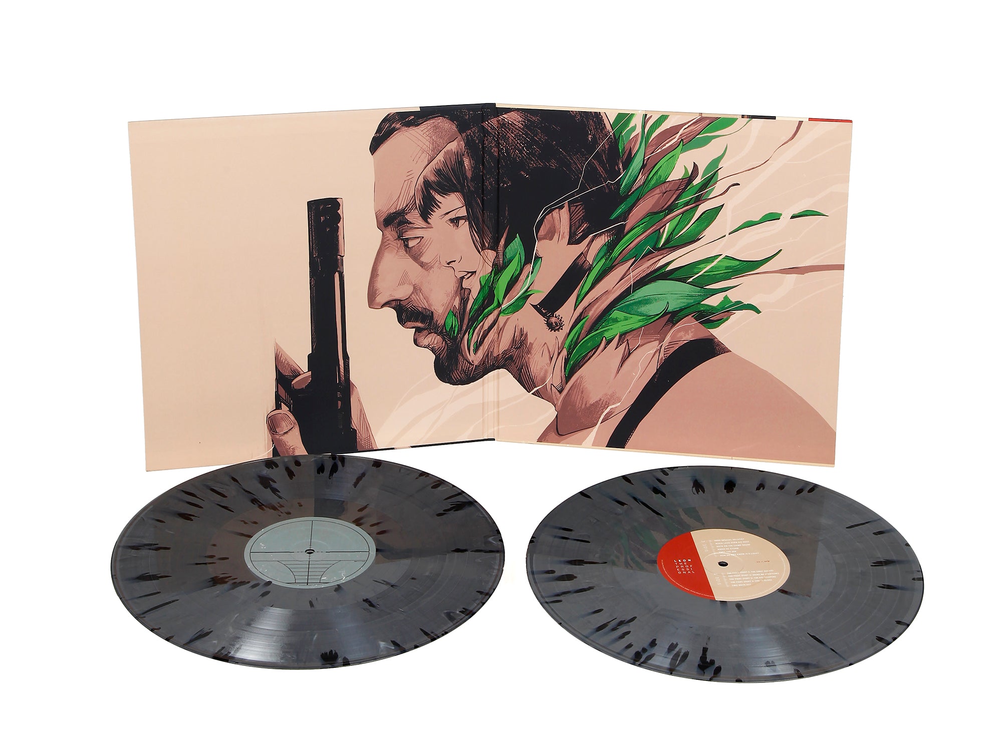 Waxwork Léon The Professional vinyle Gunmetal Splatter Serra