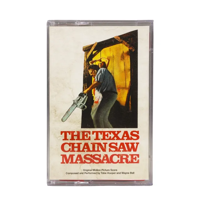 Waxwork Records Texas Chain Saw Massacre cassette jaune