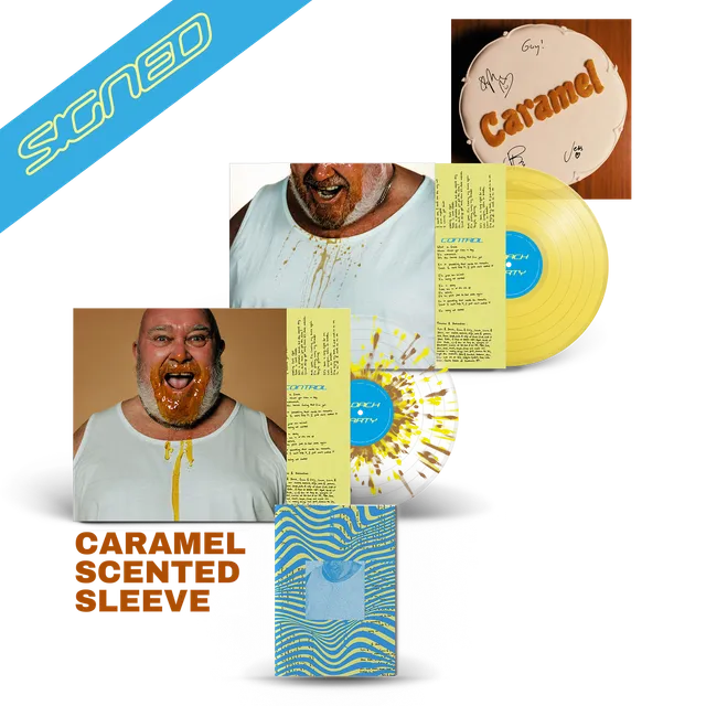 Alfie Templeman Caramel Bundle Vinyle Jaune Splatter Parfumé