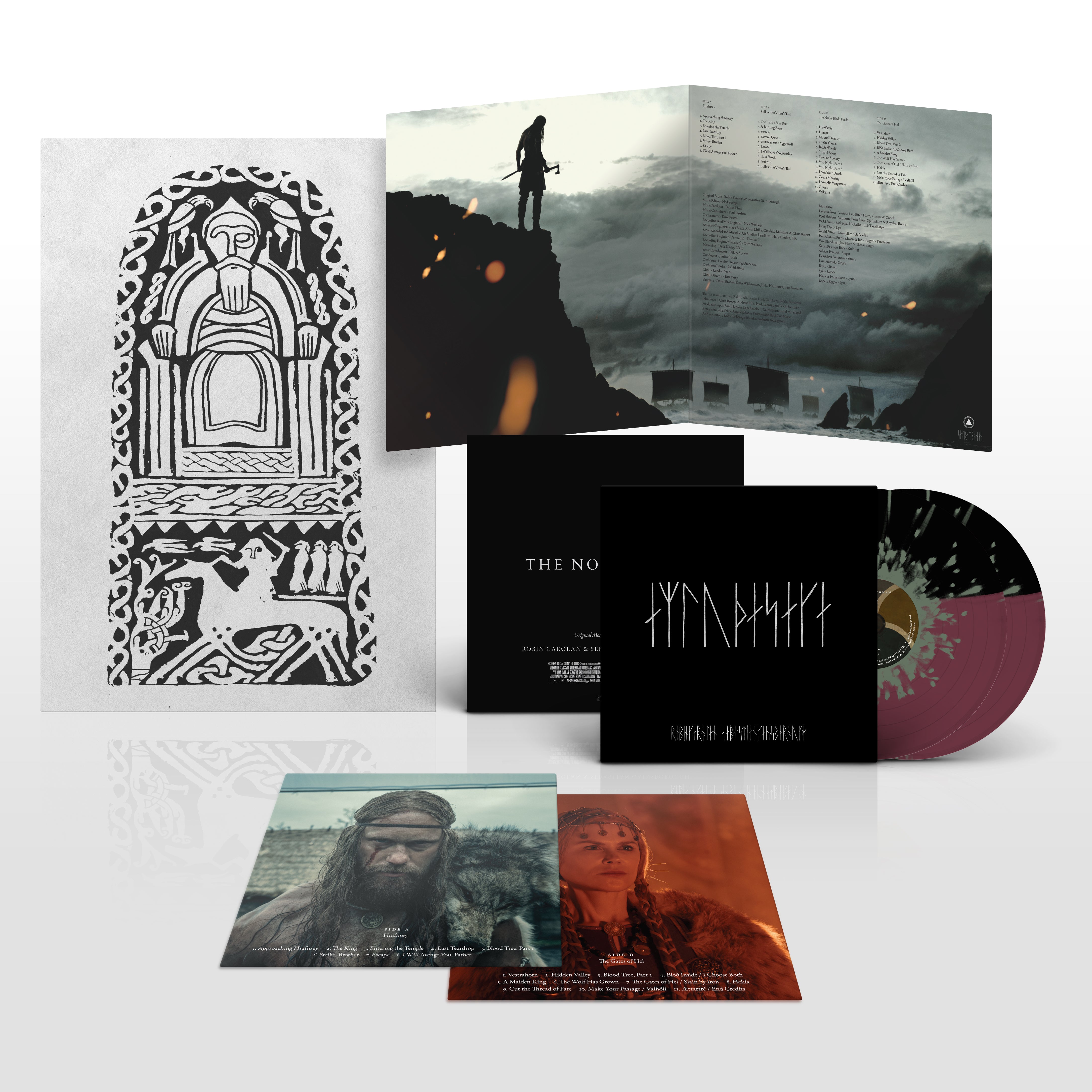 Waxwork Records The Northman vinyle BO split noir violet