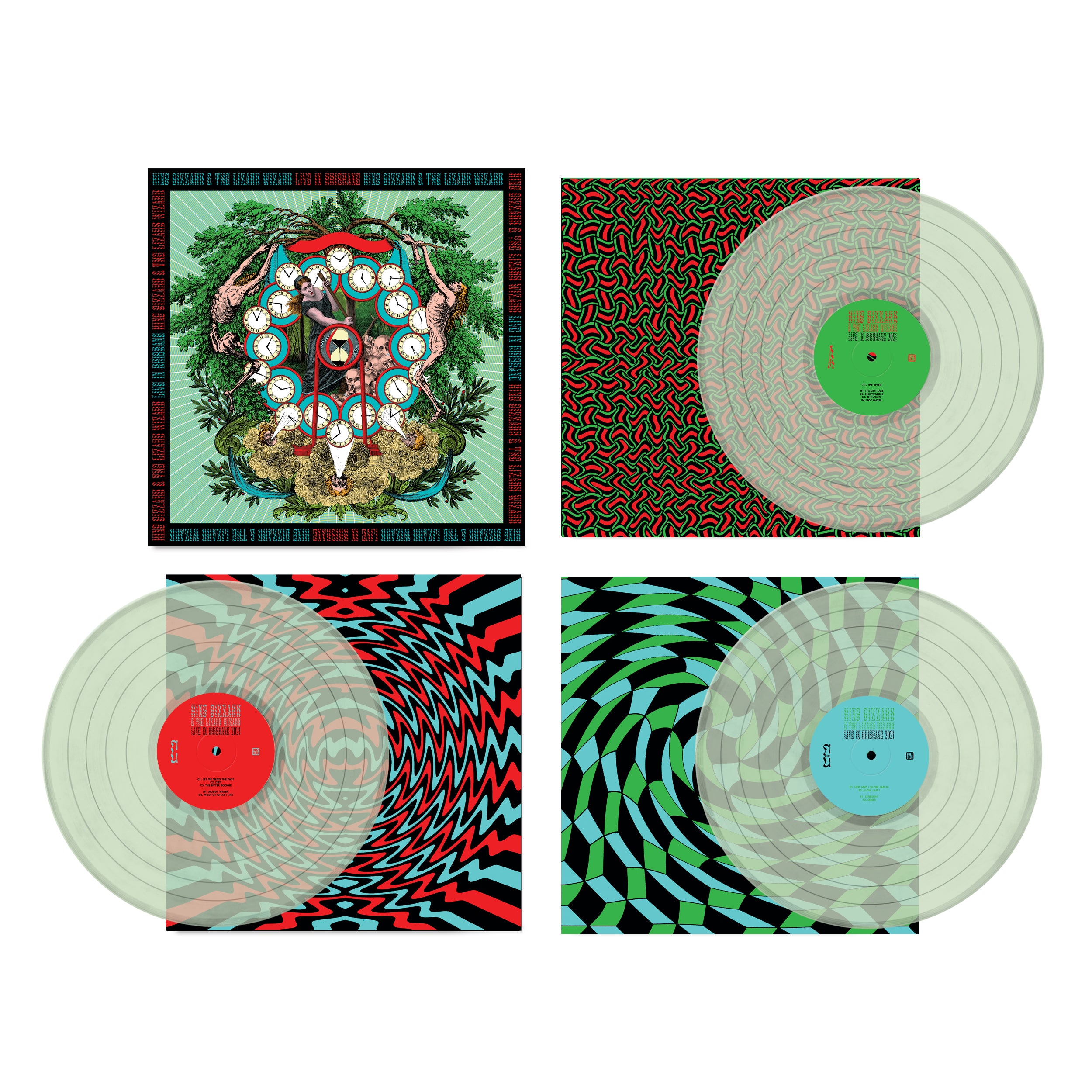 King Gizzard Live In Brisbane coffret vinyle 3LP acoustique