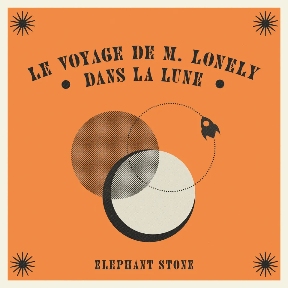 Elephant Stone Le voyage de M. Lonely vinyle orange splatter
