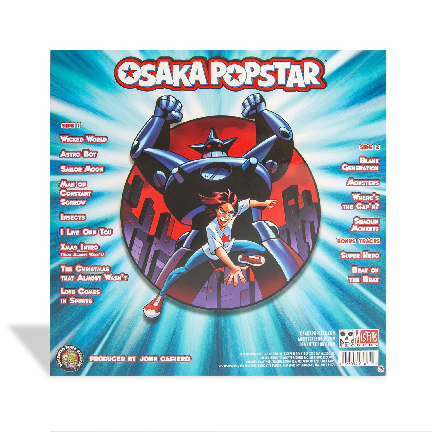 Osaka Popstar American Legends vinyle LP splatter 180g
