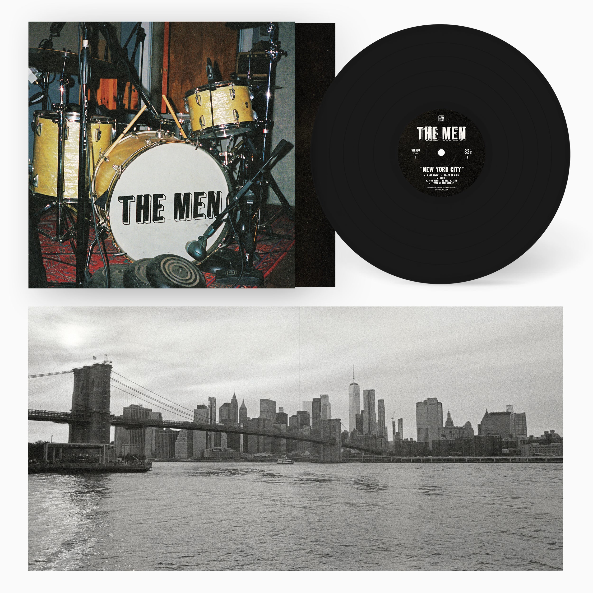 The Men New York City vinyle LP gatefold 1st press abrasif