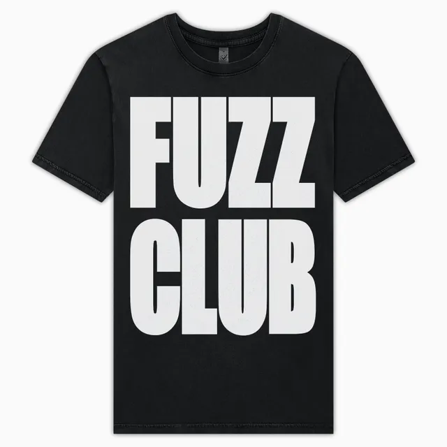 Fuzz Club Classic Logo t-shirt noir blanc coton bio