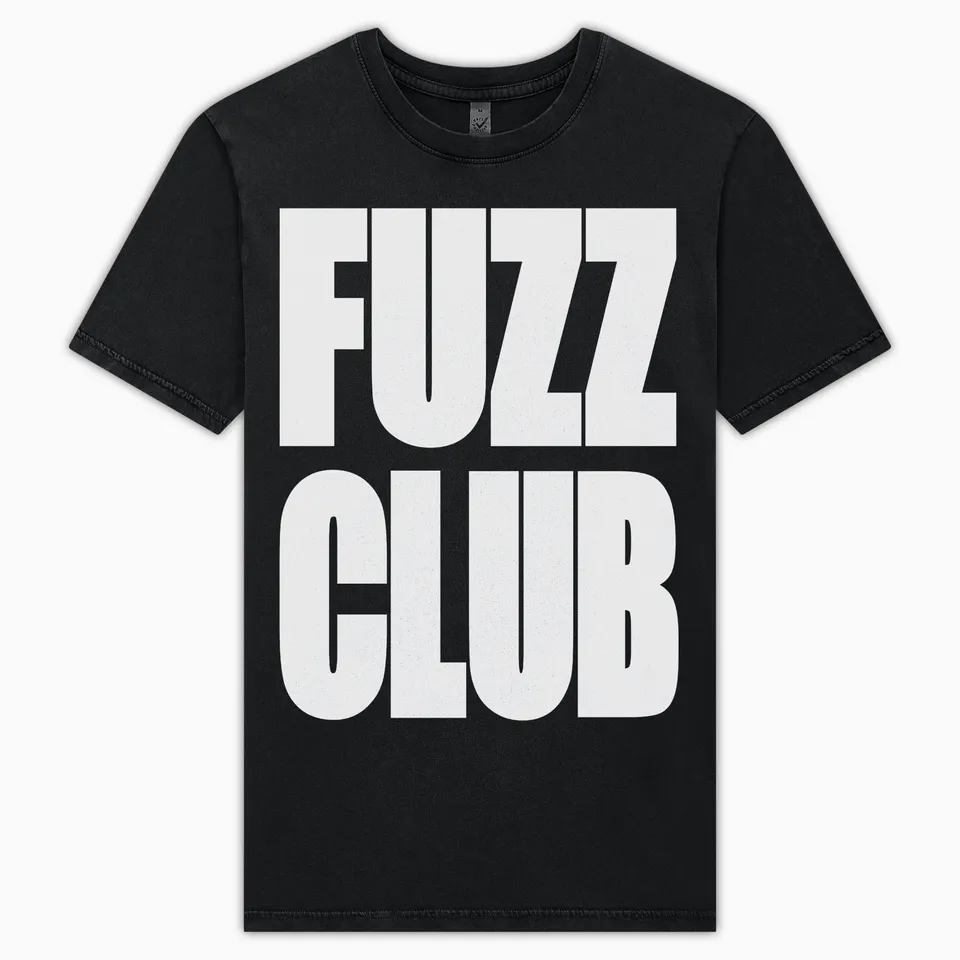 Fuzz Club Classic Logo t-shirt noir blanc coton bio