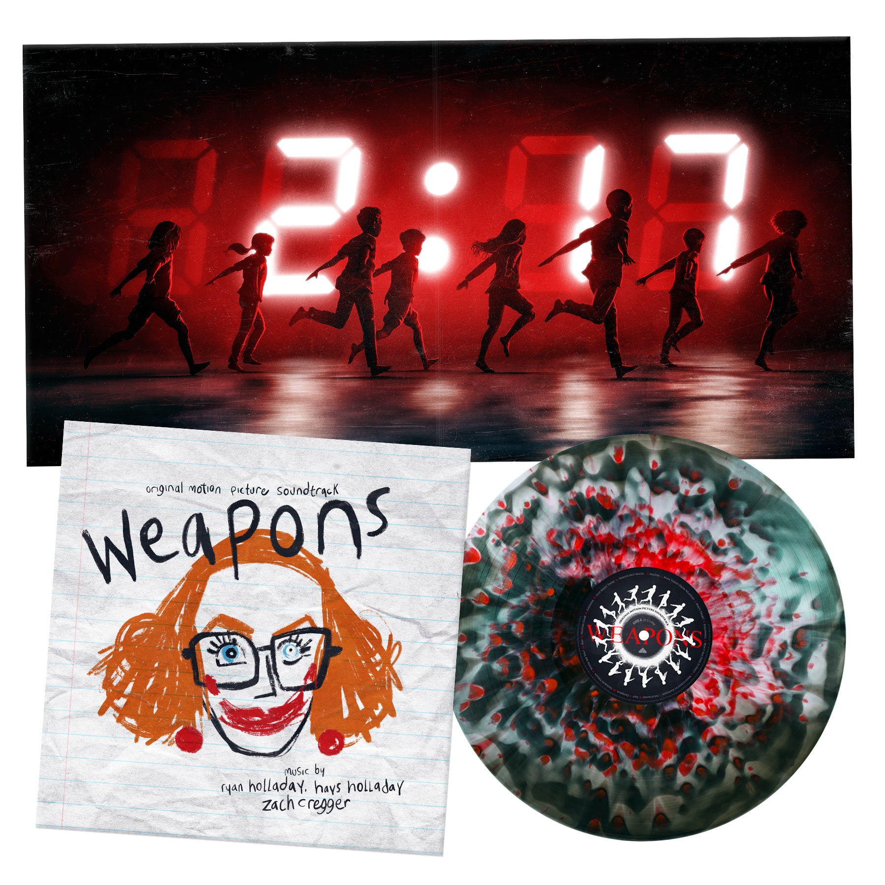 Waxwork Records Weapons vinyle splatter lenticulaire