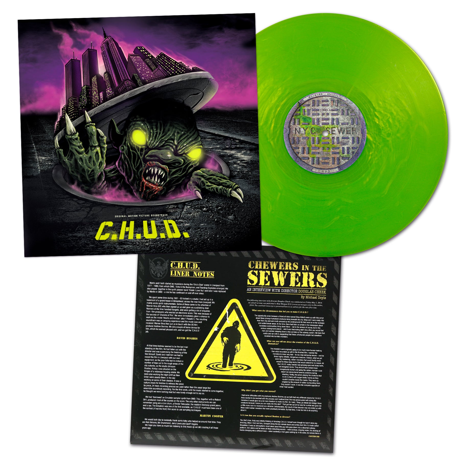 Waxwork C.H.U.D. vinyle sludge radioactif LP