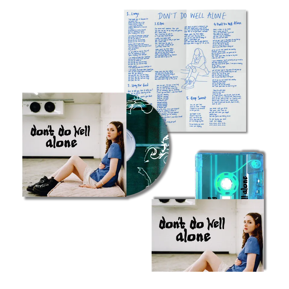 Alfie Jukes Don't Do Well Alone pack CD + cassette