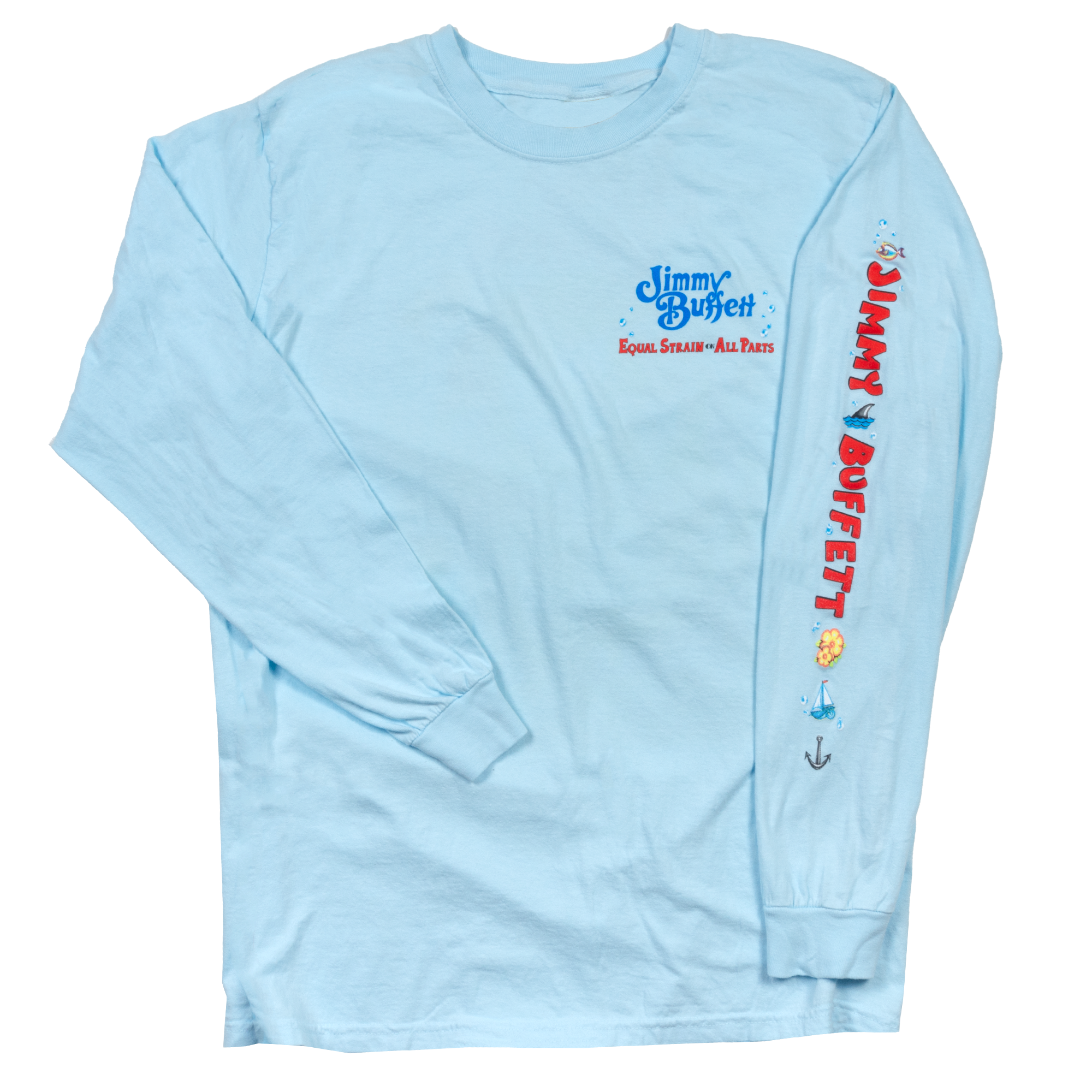 Mailboat Records Equal Strain on All Parts tee manches longues chambray coton