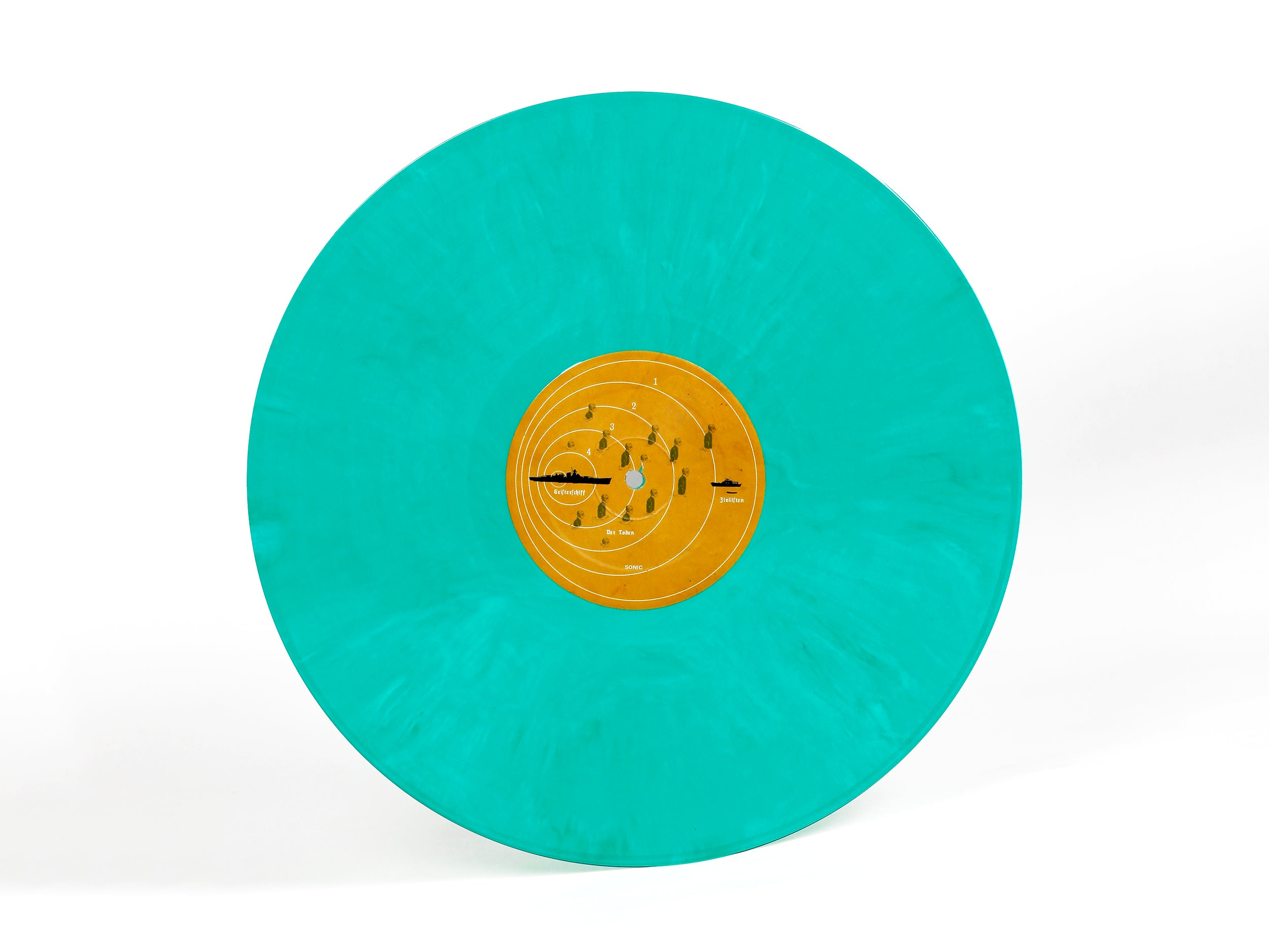 Waxwork Records Shock Waves Einhorn vinyle vert écume