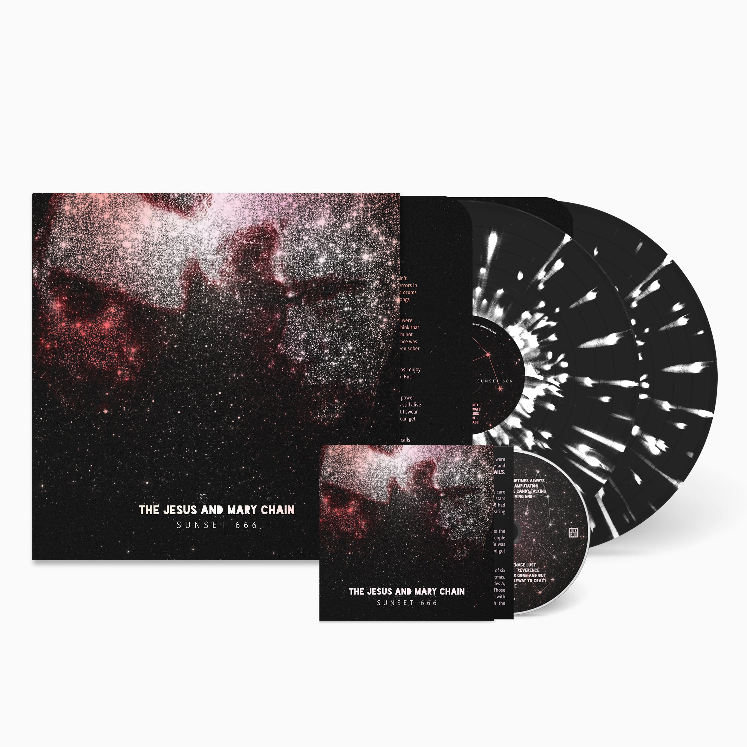 The Jesus And Mary Chain Sunset 666 double vinyle splatter