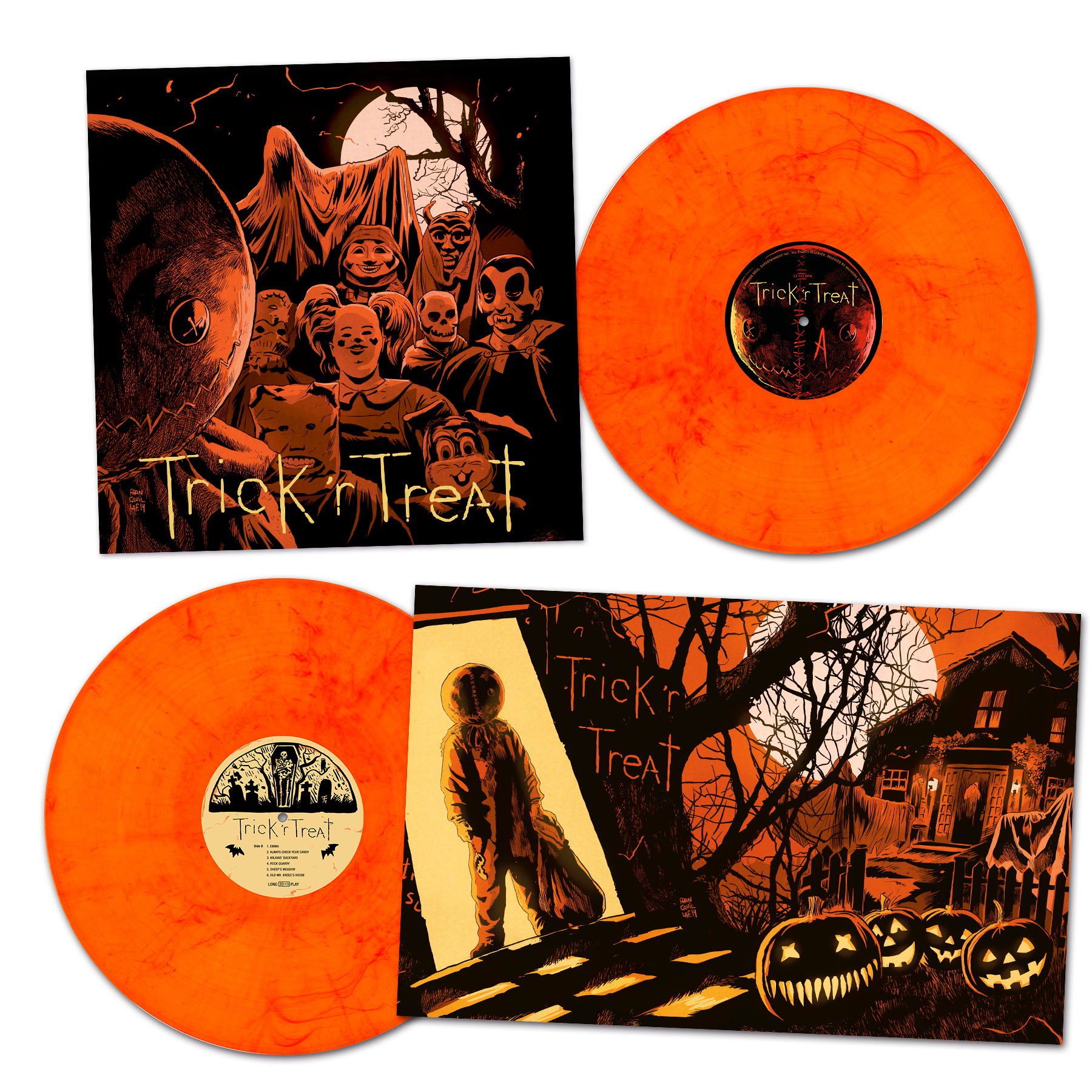 Waxwork Records Trick r Treat Douglas Pipes double vinyle horreur