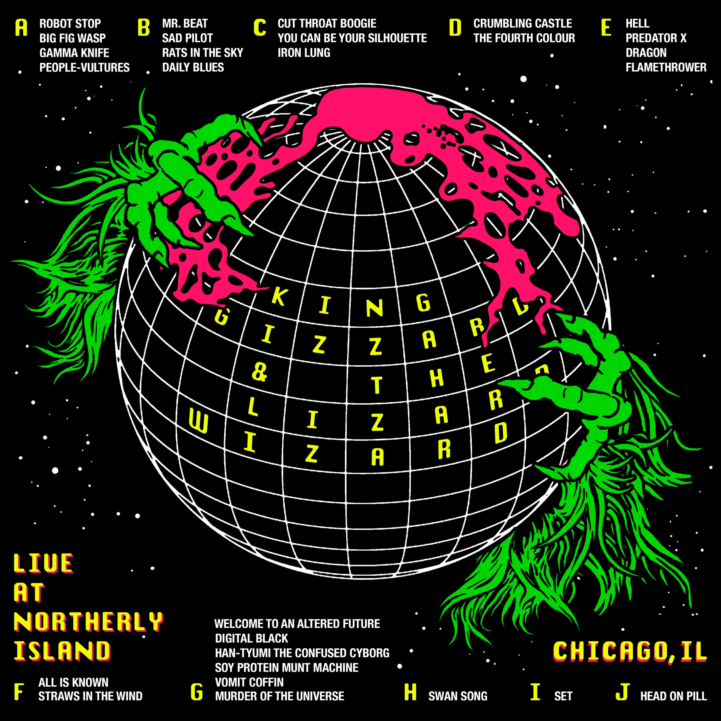 King Gizzard Live in Chicago 24 coffret vinyle 5LP