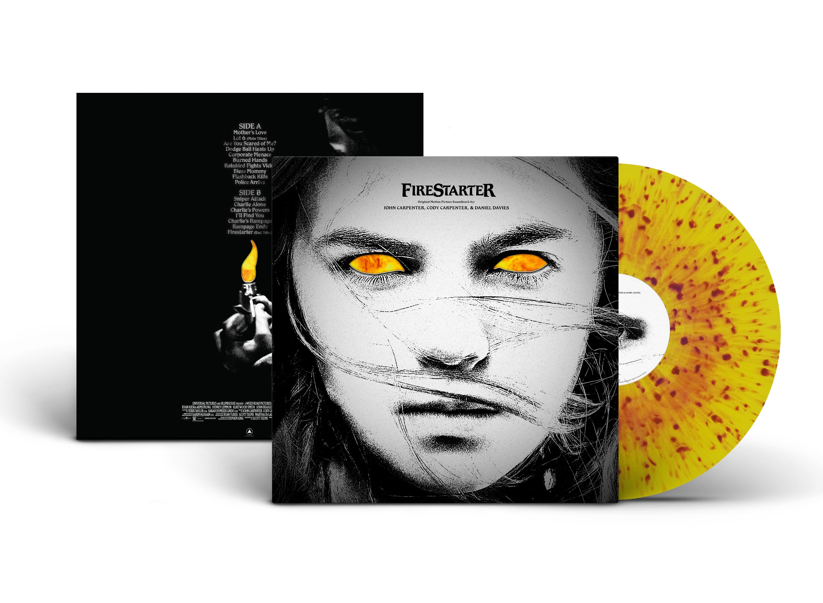 Waxwork Records Firestarter vinyle LP Flame Blast BO
