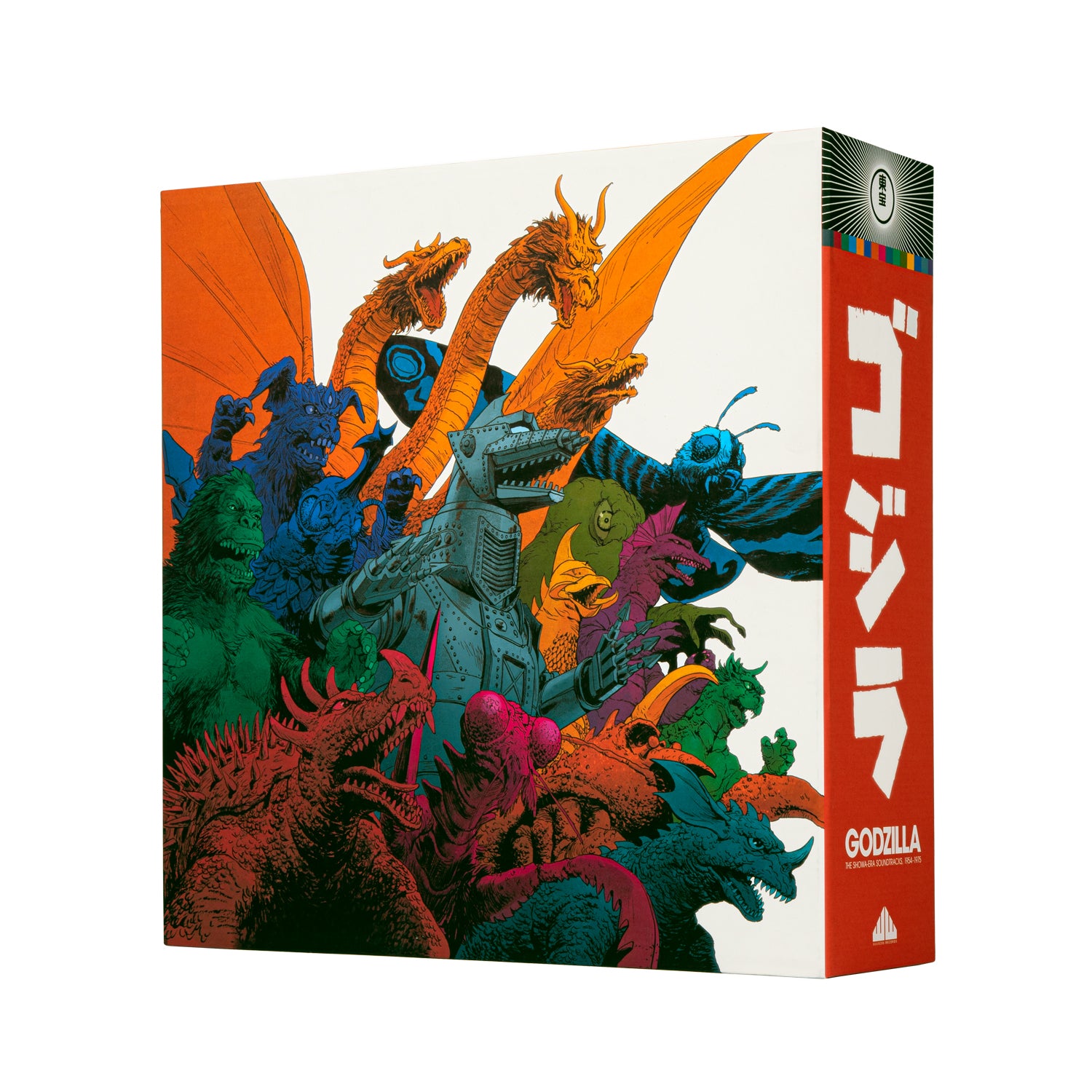 Waxwork Records Godzilla Showa Era coffret vinyle 18 LP couleur