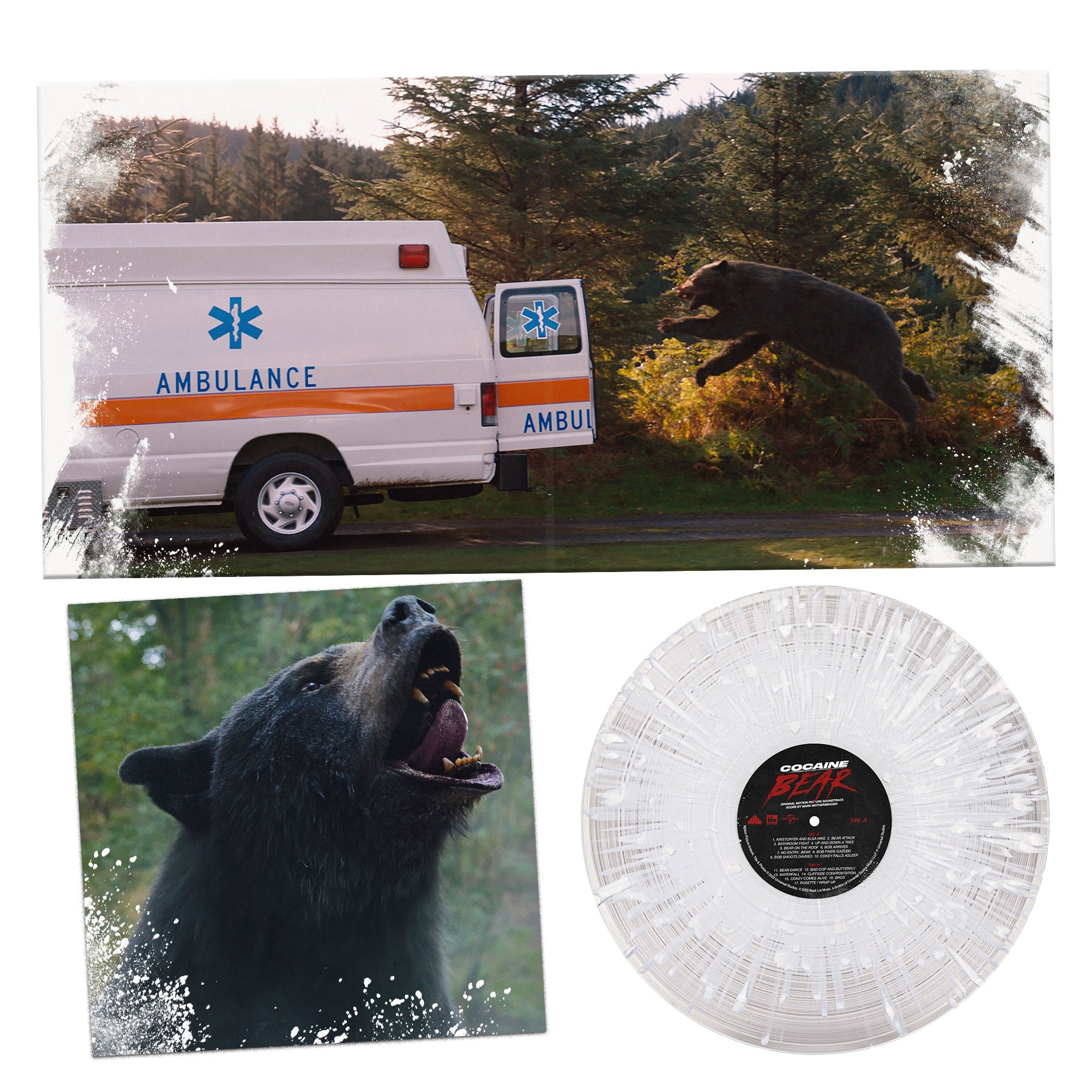 Waxwork Records Cocaine Bear vinyle bande originale 80s