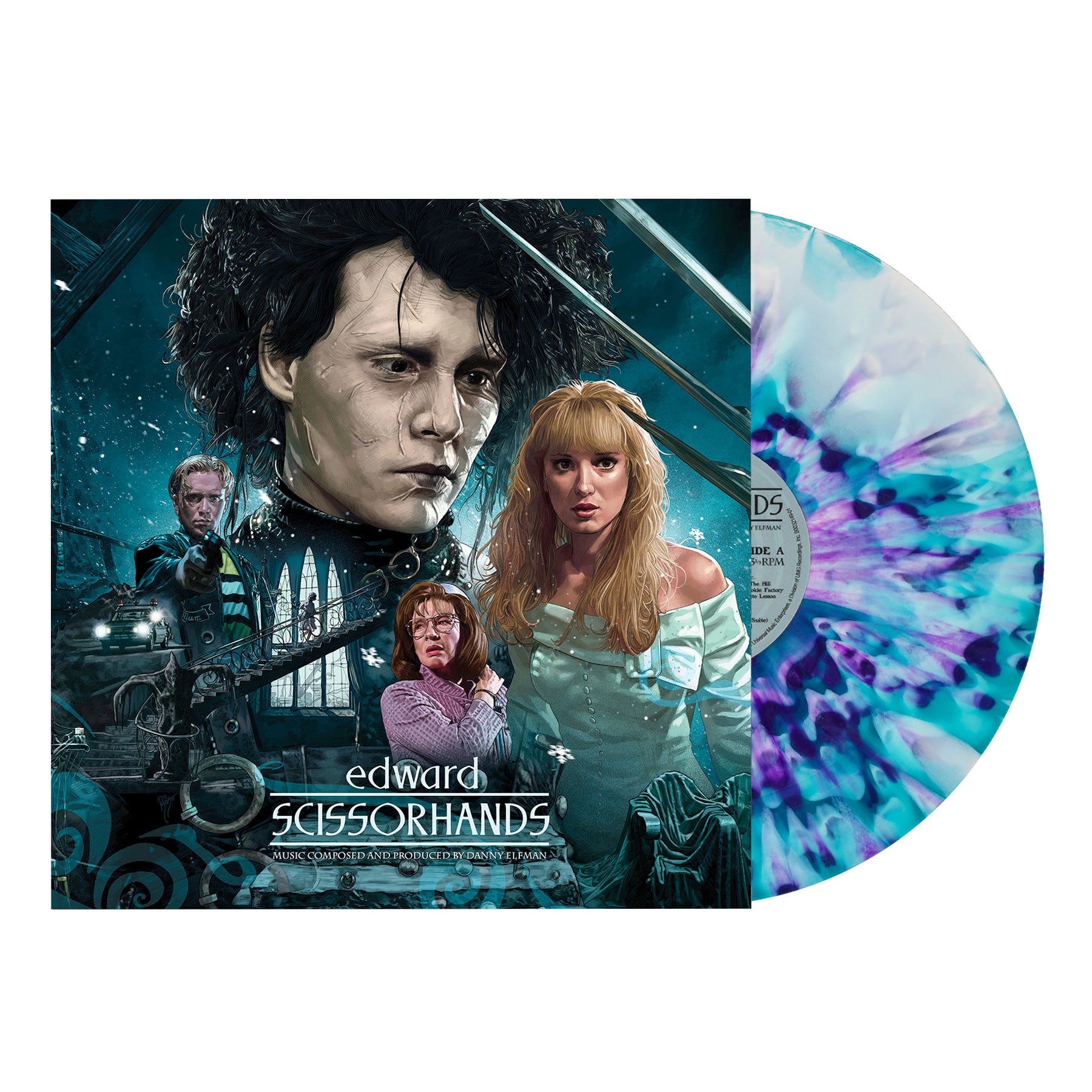 Waxwork Records Edward Scissorhands vinyle Snow Dance Elfman