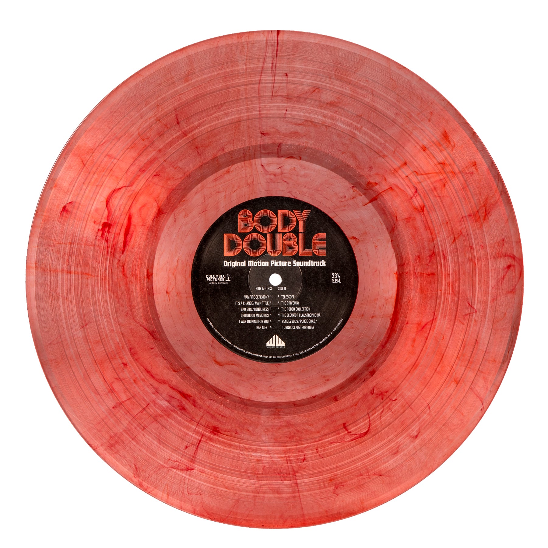Waxwork Records Body Double vinyle BO Pino Donaggio