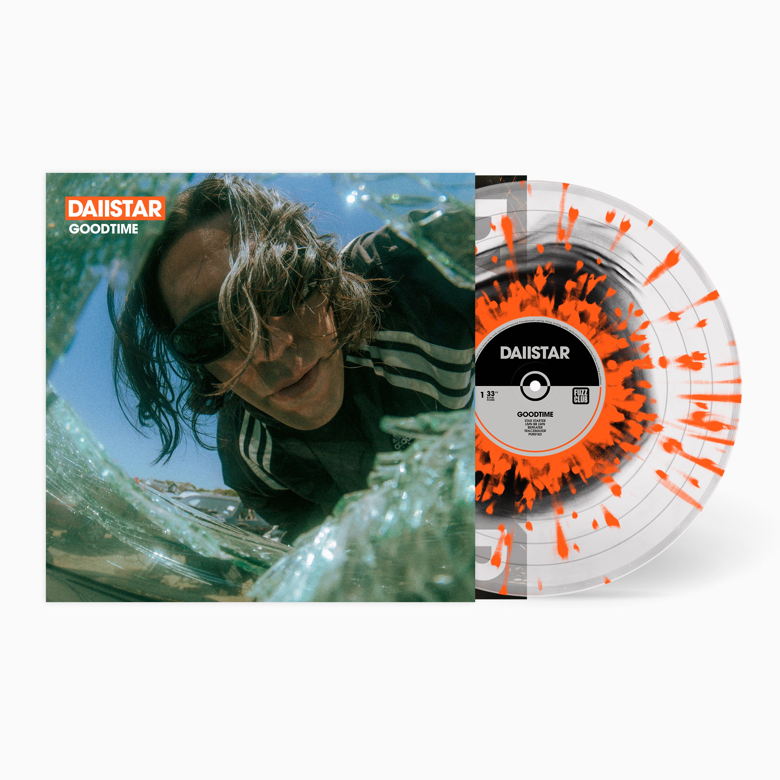 DAIISTAR Good Time vinyle swirl orange vert 140g