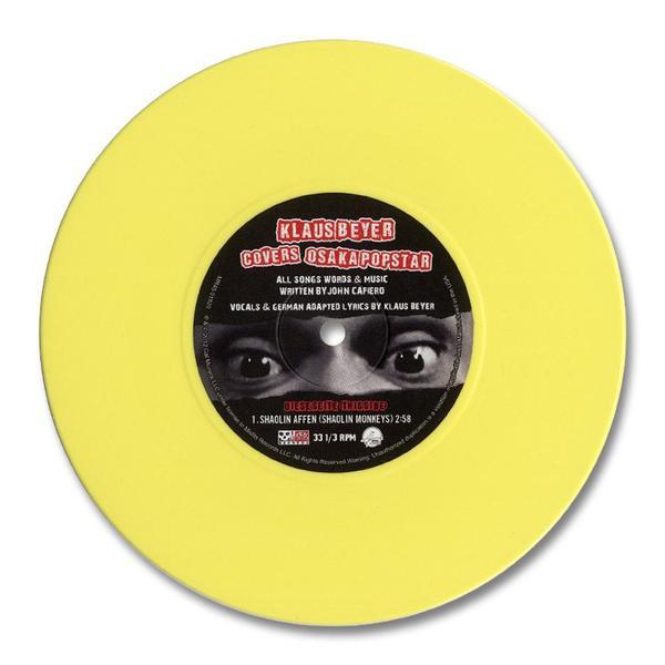 Klaus Beyer Die Shaolin Affen EP vinyle 7" 2 couleurs