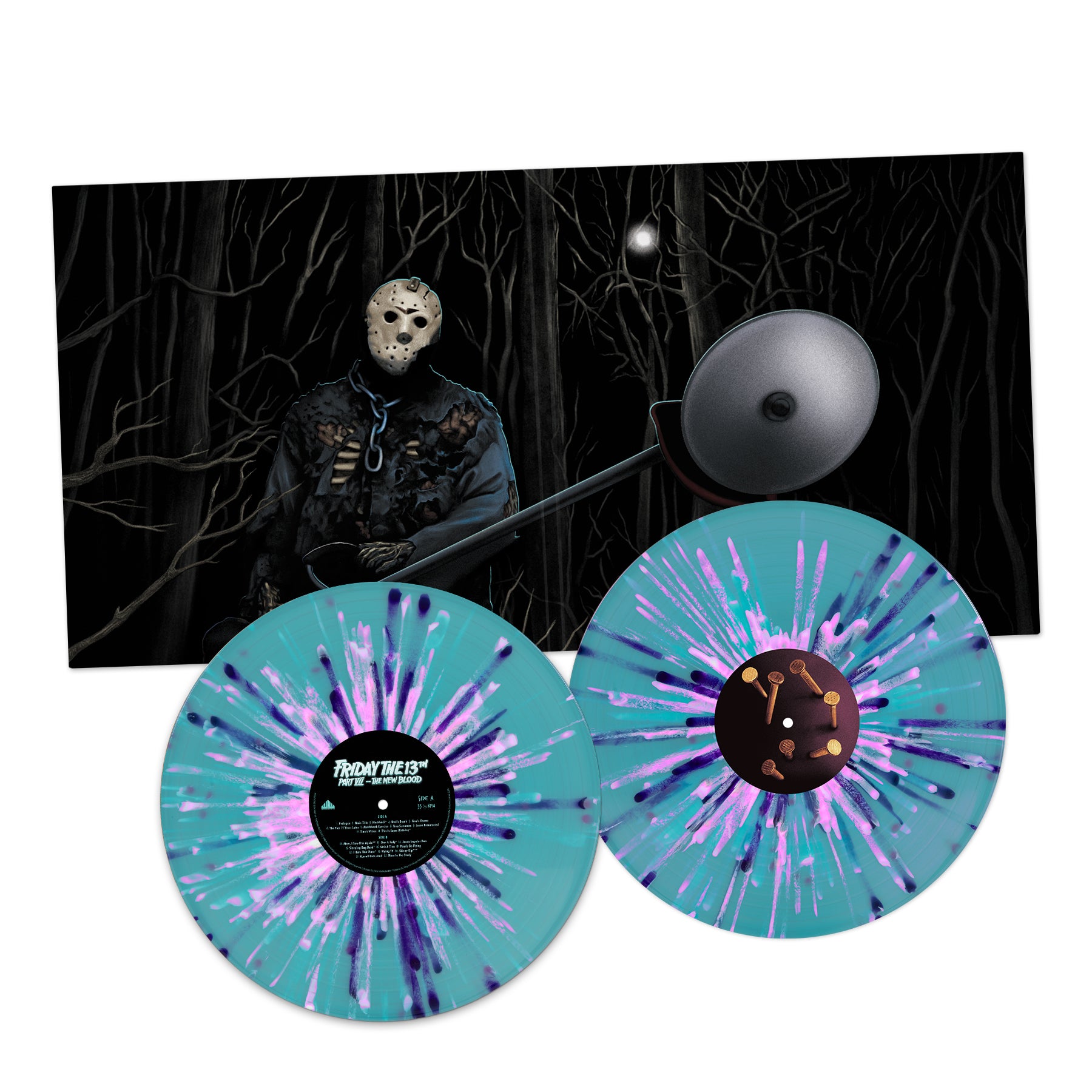 Waxwork Records Friday 13th VII vinyle double LP splatter