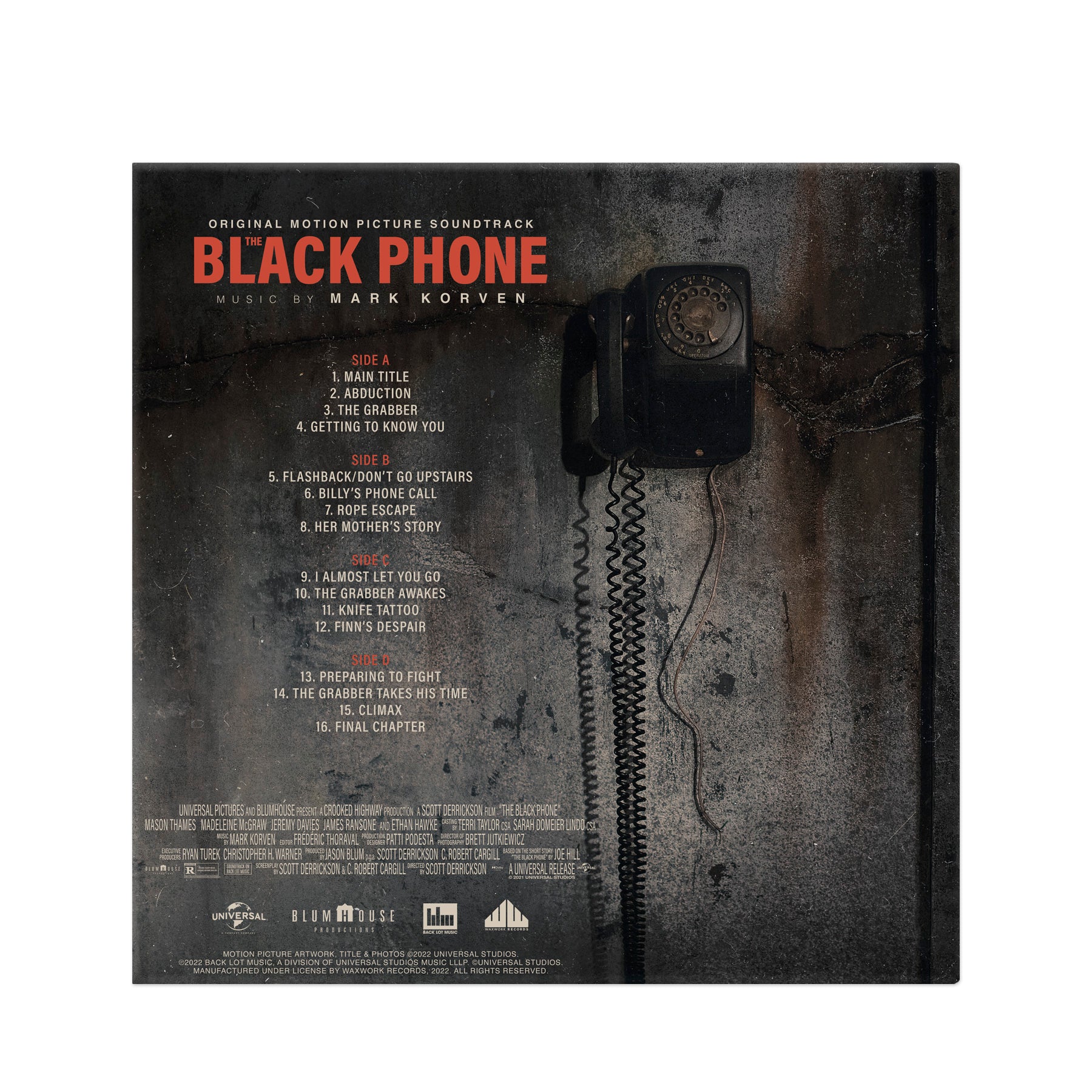 Waxwork Records The Black Phone vinyle 2xLP Grabber couleur