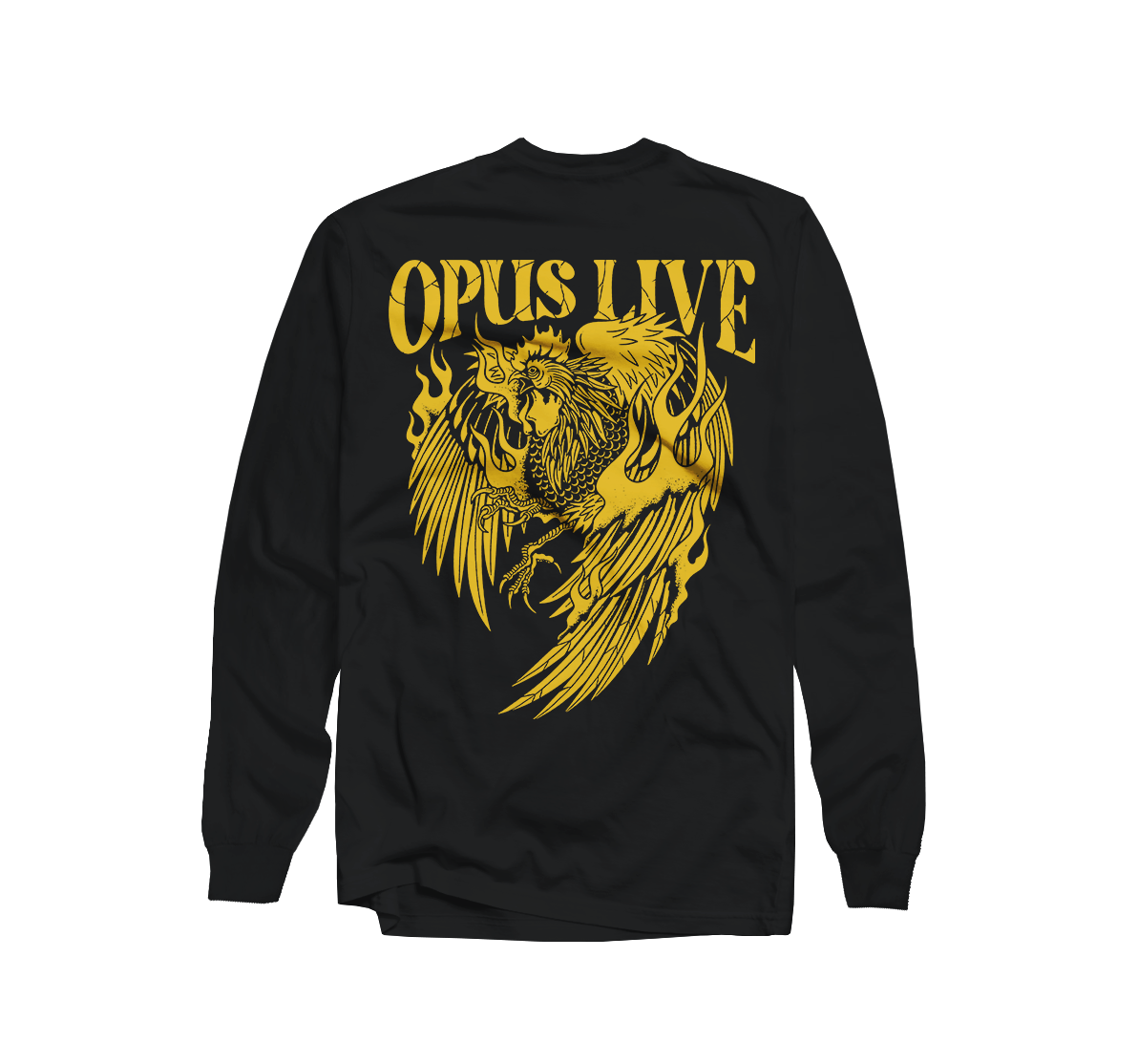 Opus Live longsleeve noir manches longues