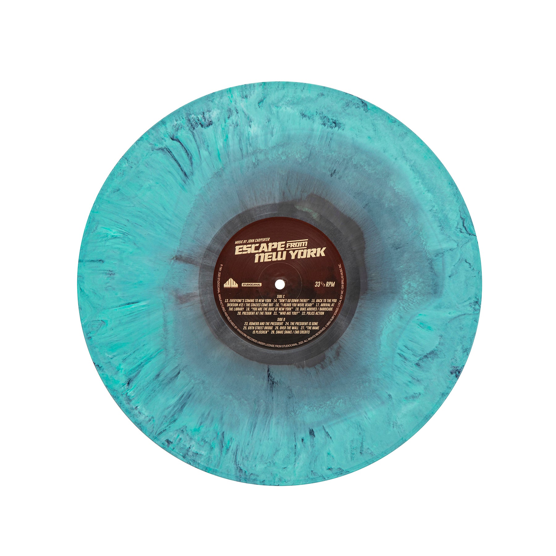 Waxwork Records John Carpenter Escape From New York vinyle BO étendue