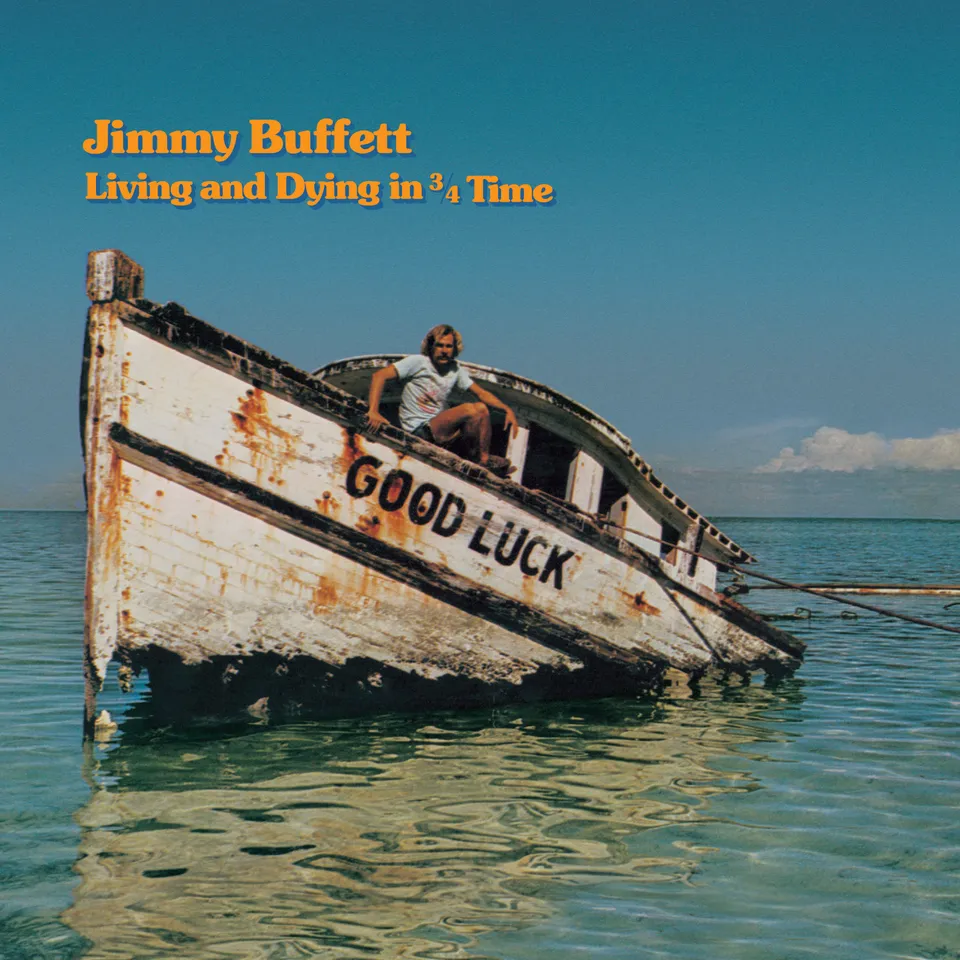 Mailboat Records Jimmy Buffett Living and Dying in 3/4 Time vinyle