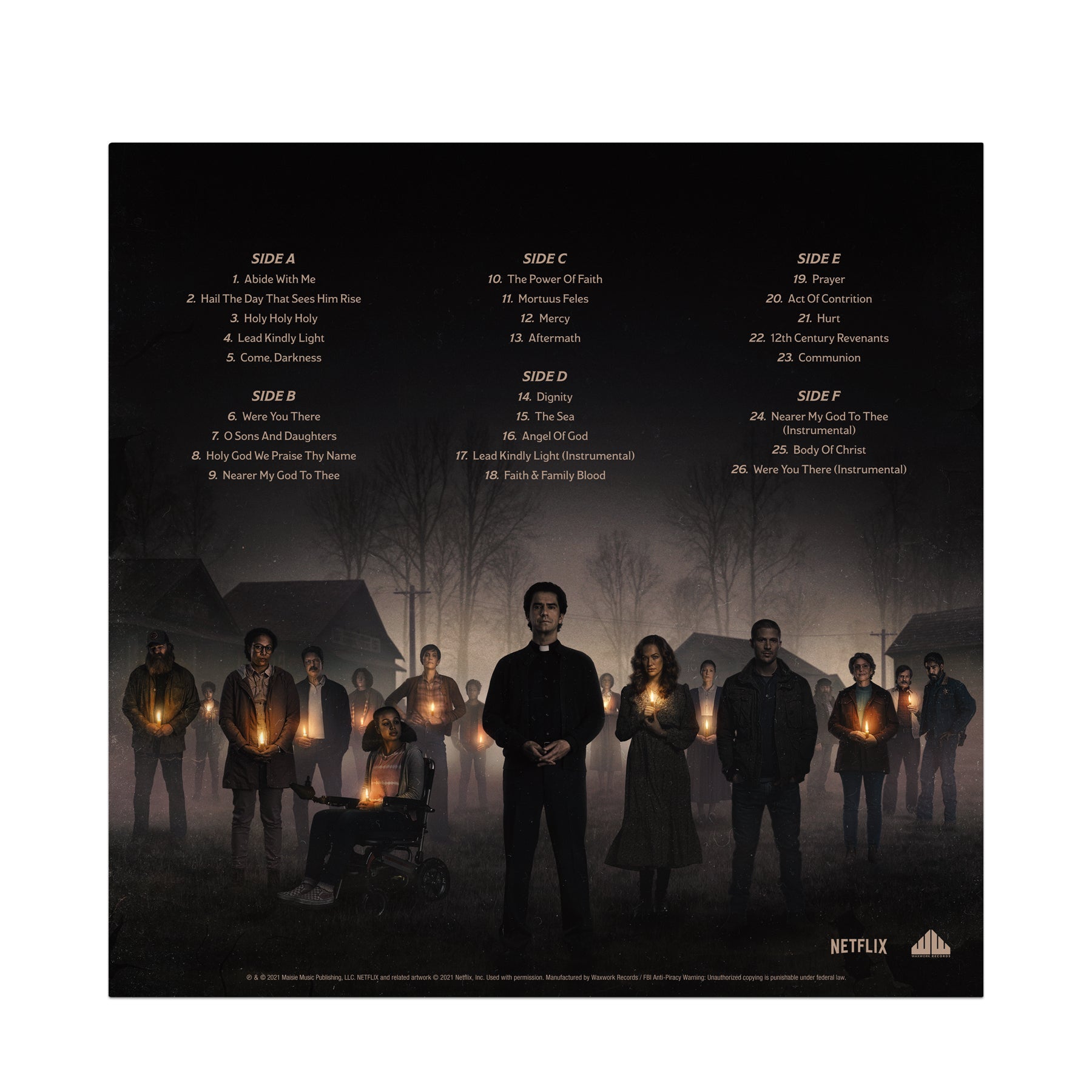 Waxwork Records Midnight Mass vinyle triple LP série chorale