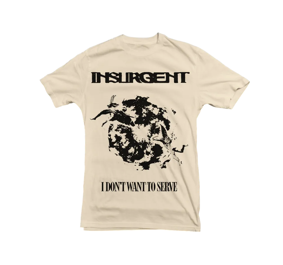 INSURGENT t-shirt naturel 100% coton Gildan