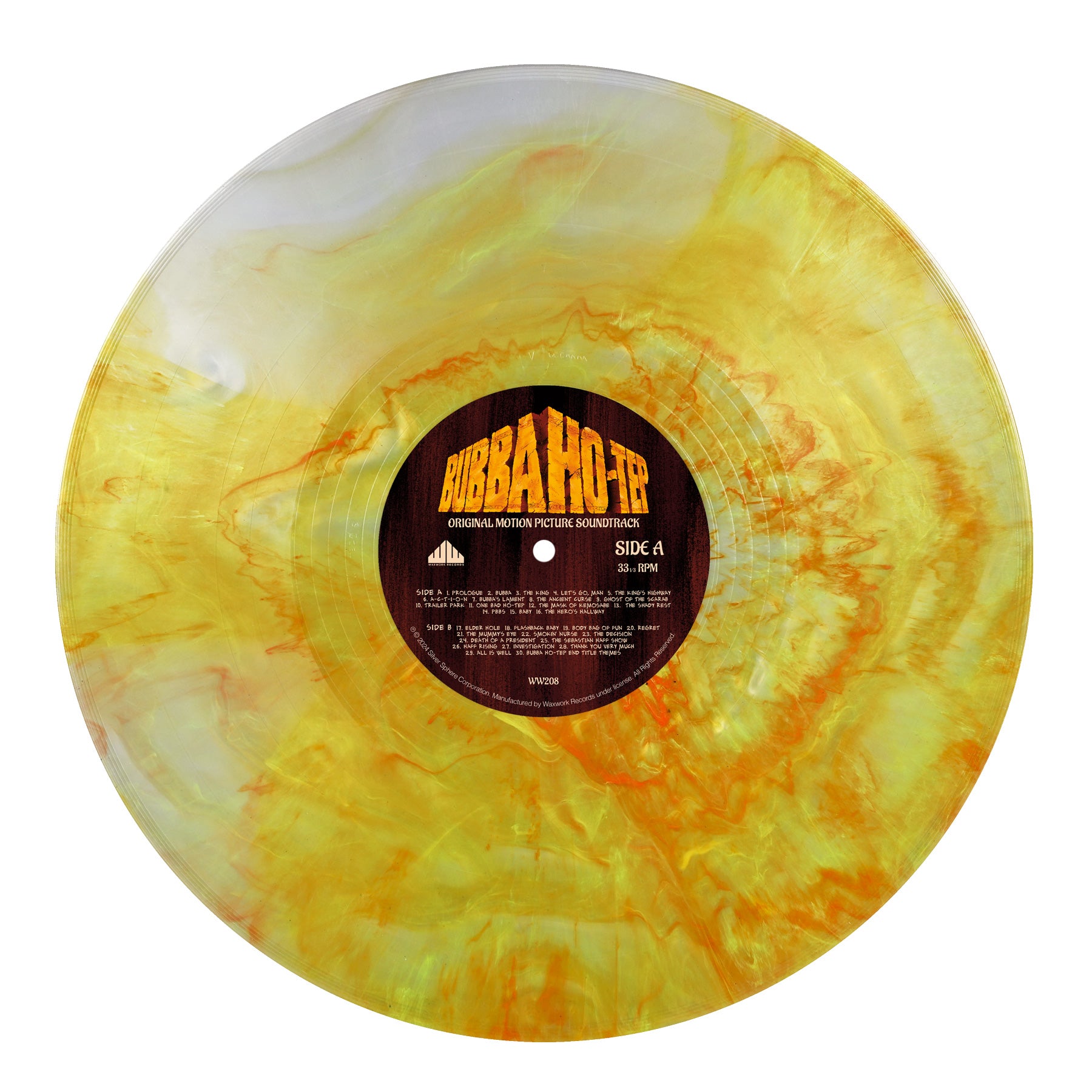 Waxwork Records Bubba Ho-Tep vinyle sable argent