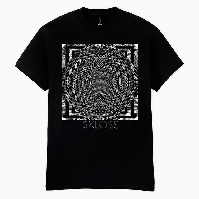 SKLOSS DIALECTS T-shirt noir coton lourd