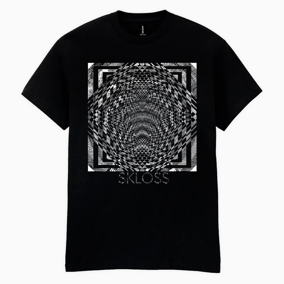 SKLOSS DIALECTS T-shirt noir coton lourd